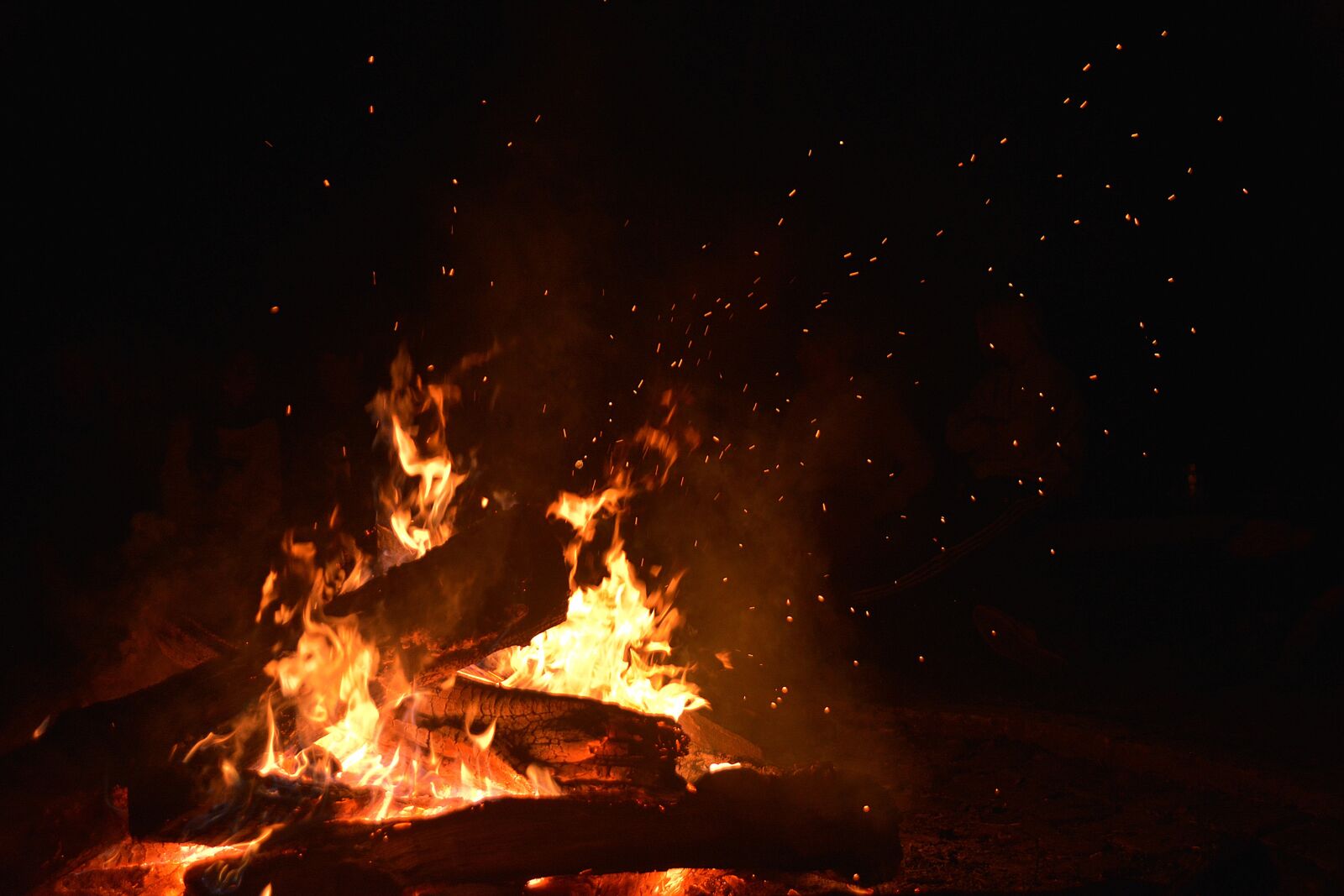 Nikon D610 sample photo. Campfire, fire, camping photography