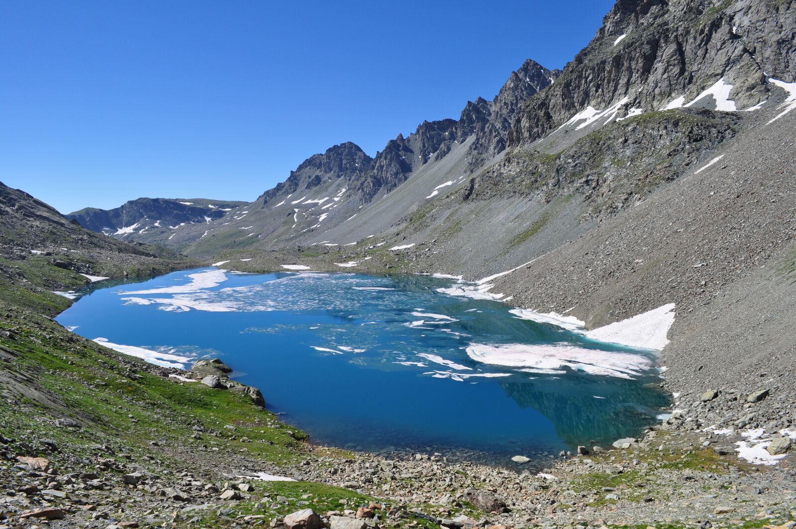 Nikon D5000 sample photo. Lake, alps, mountains photography