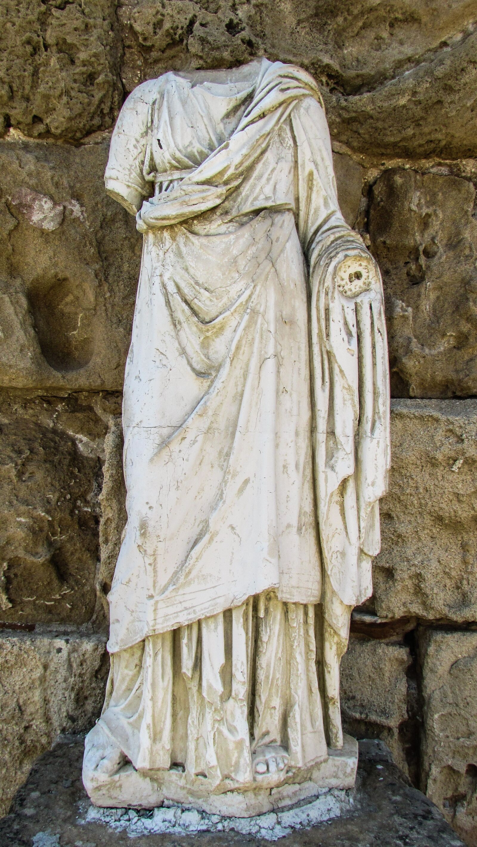 Canon PowerShot SX400 IS sample photo. Cyprus, salamis, statue photography