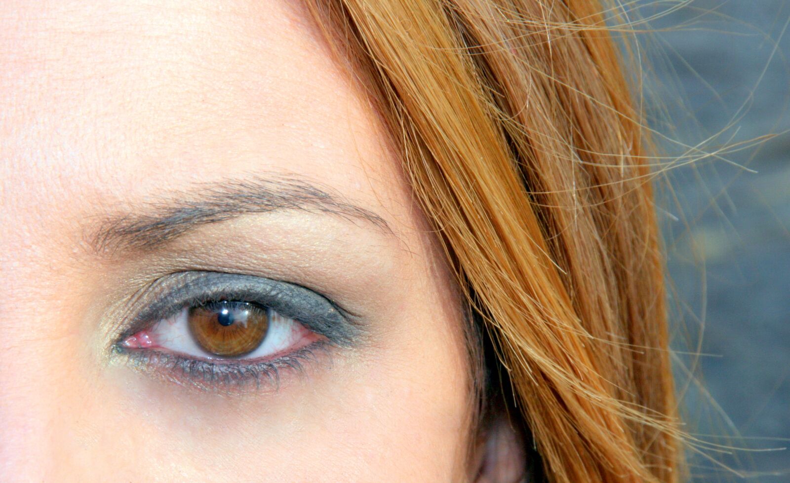 Canon EOS 400D (EOS Digital Rebel XTi / EOS Kiss Digital X) sample photo. Eye, brown, iris photography