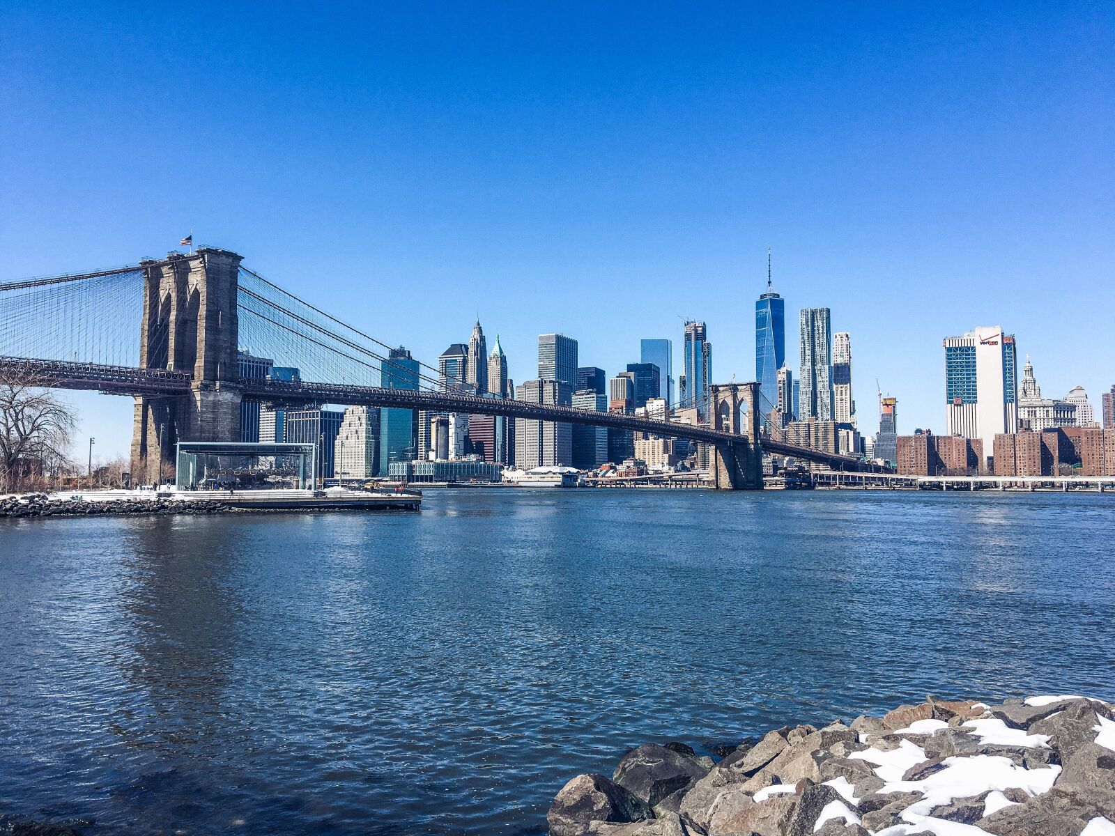 Apple iPhone 6s sample photo. New york, brooklyn bridge photography