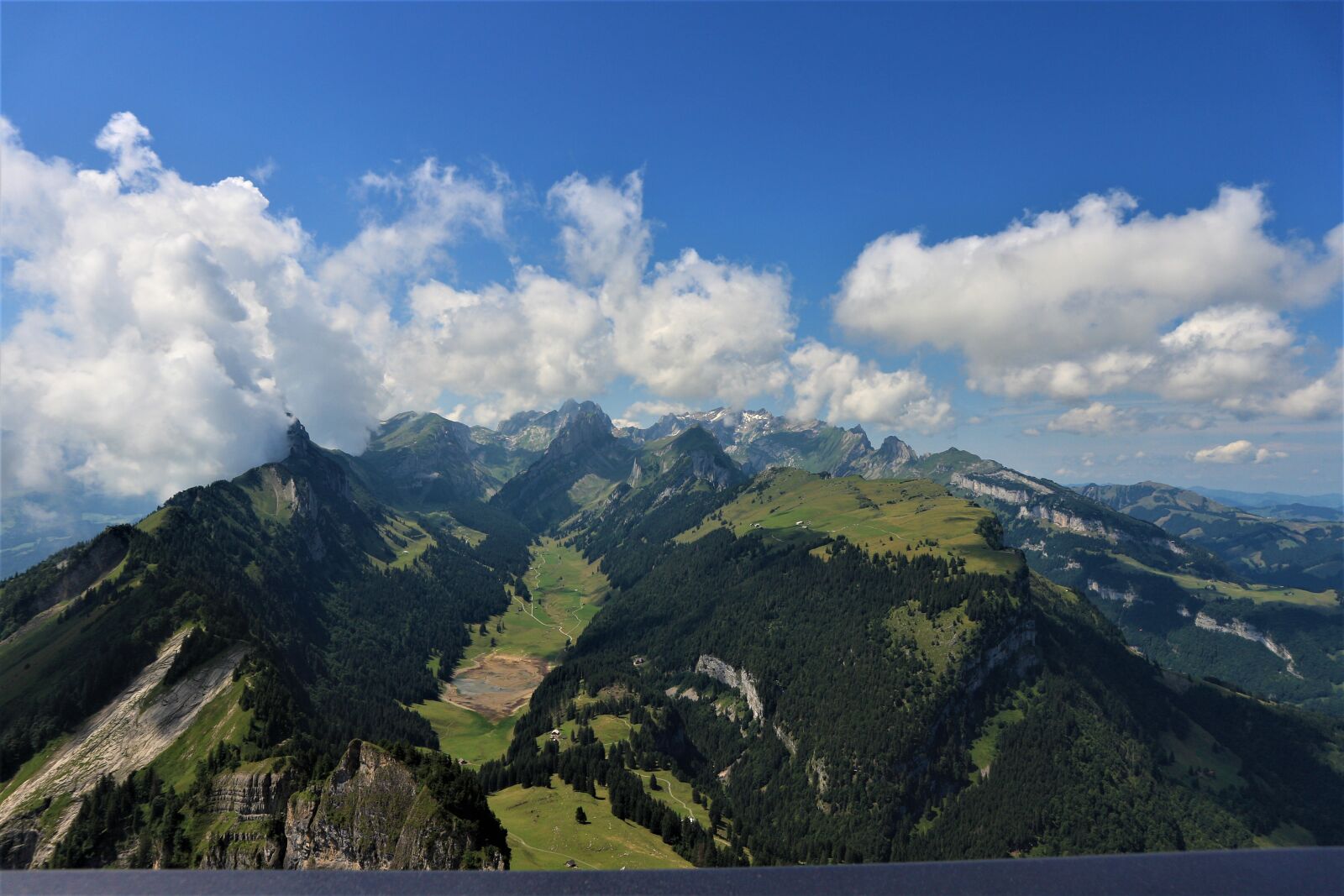 Canon EOS M10 sample photo. Alpstein, panorama, view photography
