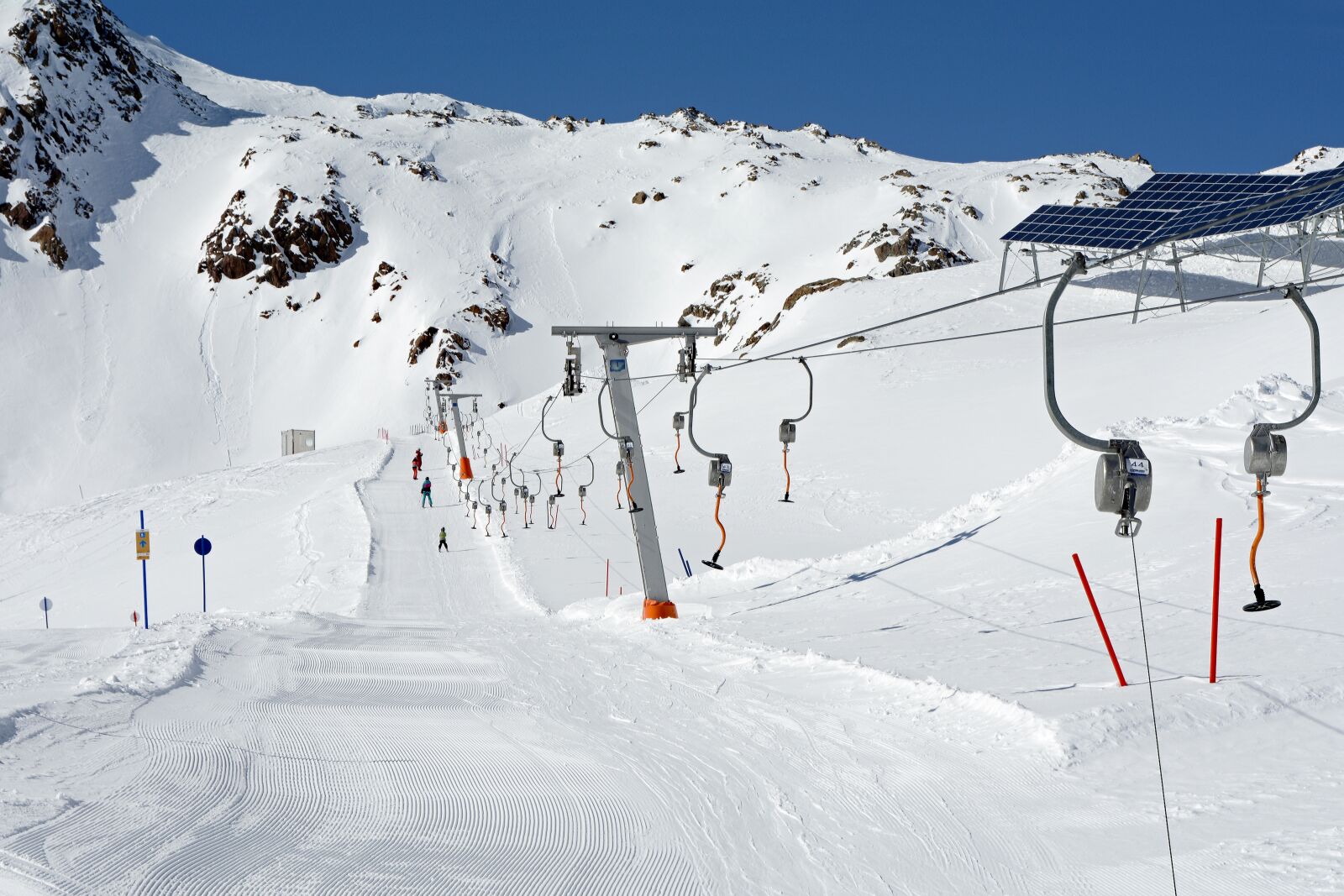 Nikon D7100 sample photo. Ski lift, skiing, winter photography
