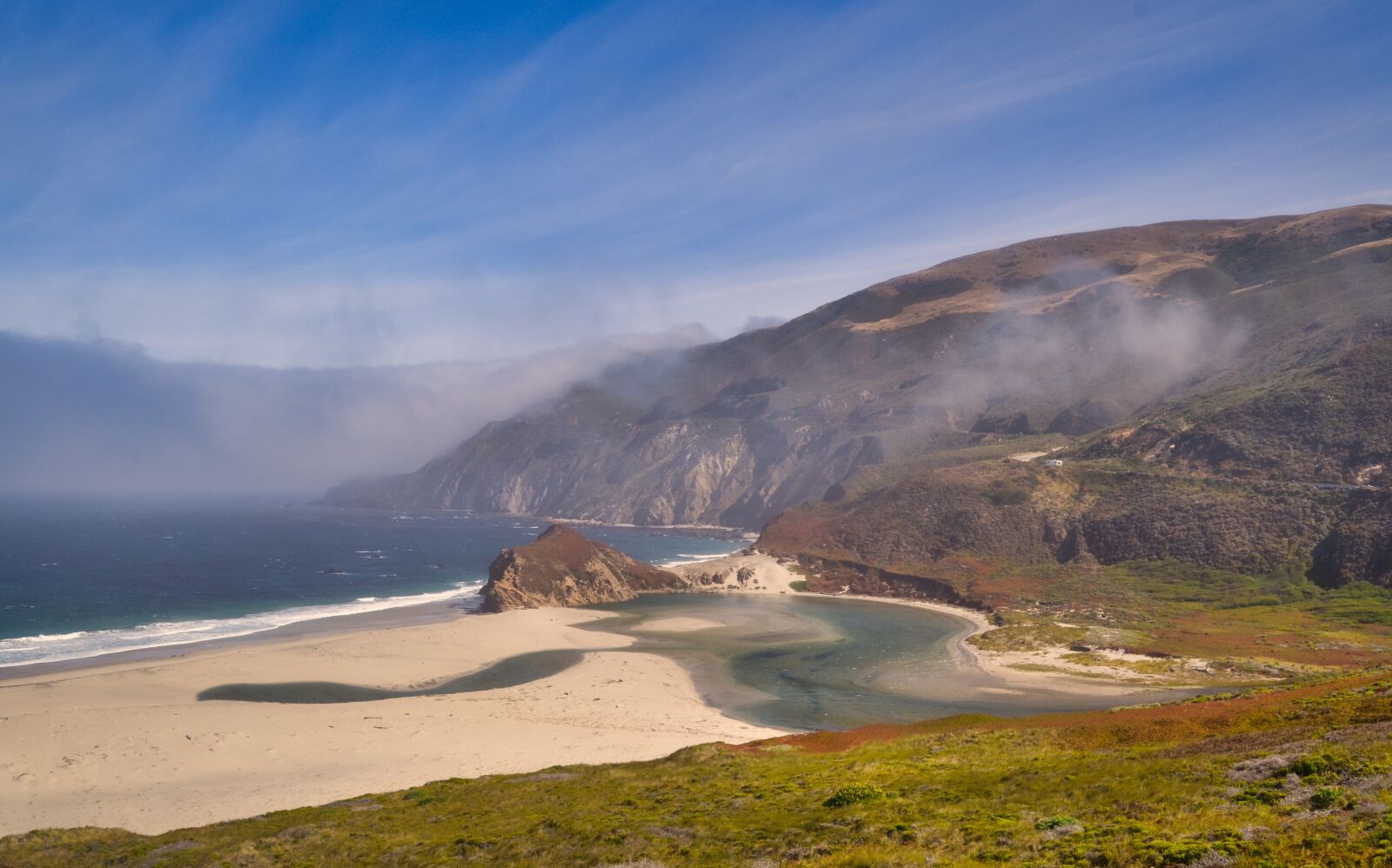 Nikon D3100 sample photo. Coast, fog, sea photography