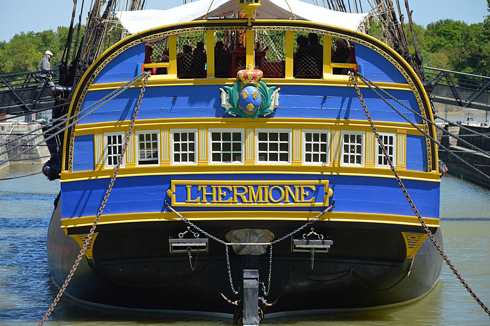 Nikon D3200 sample photo. Sailboat, frigate, hermione photography
