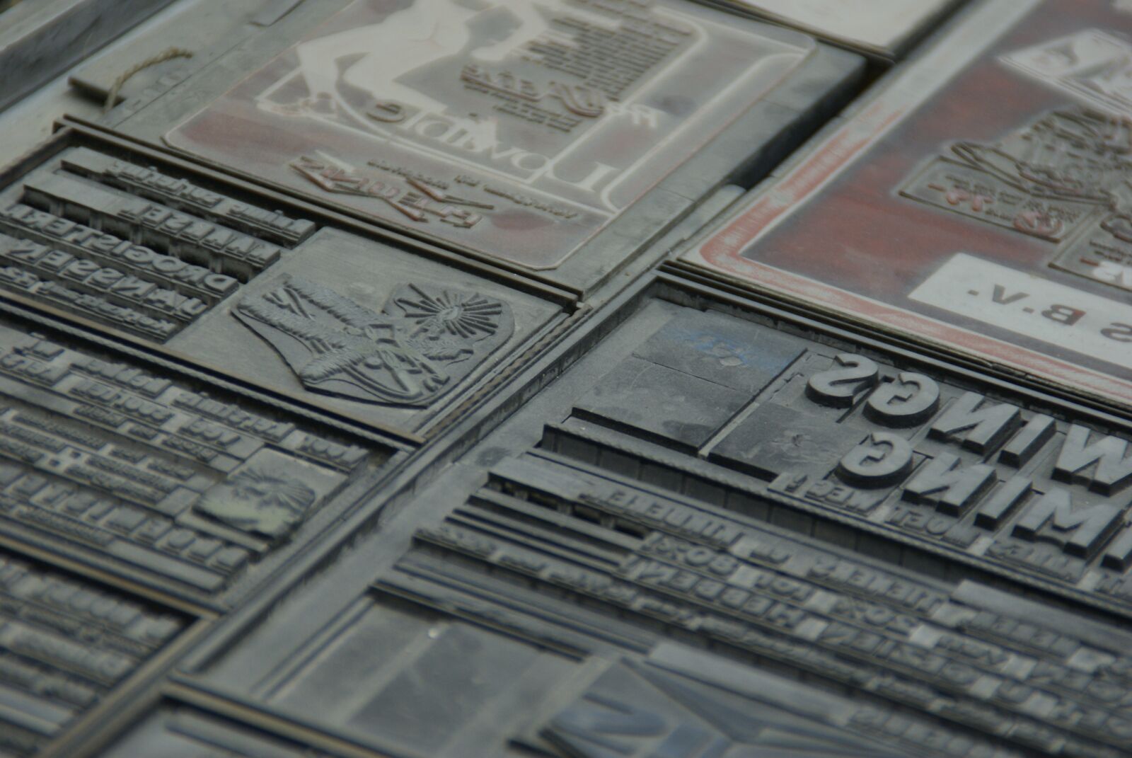 Sony Alpha DSLR-A200 sample photo. Printing office, lead, forme photography