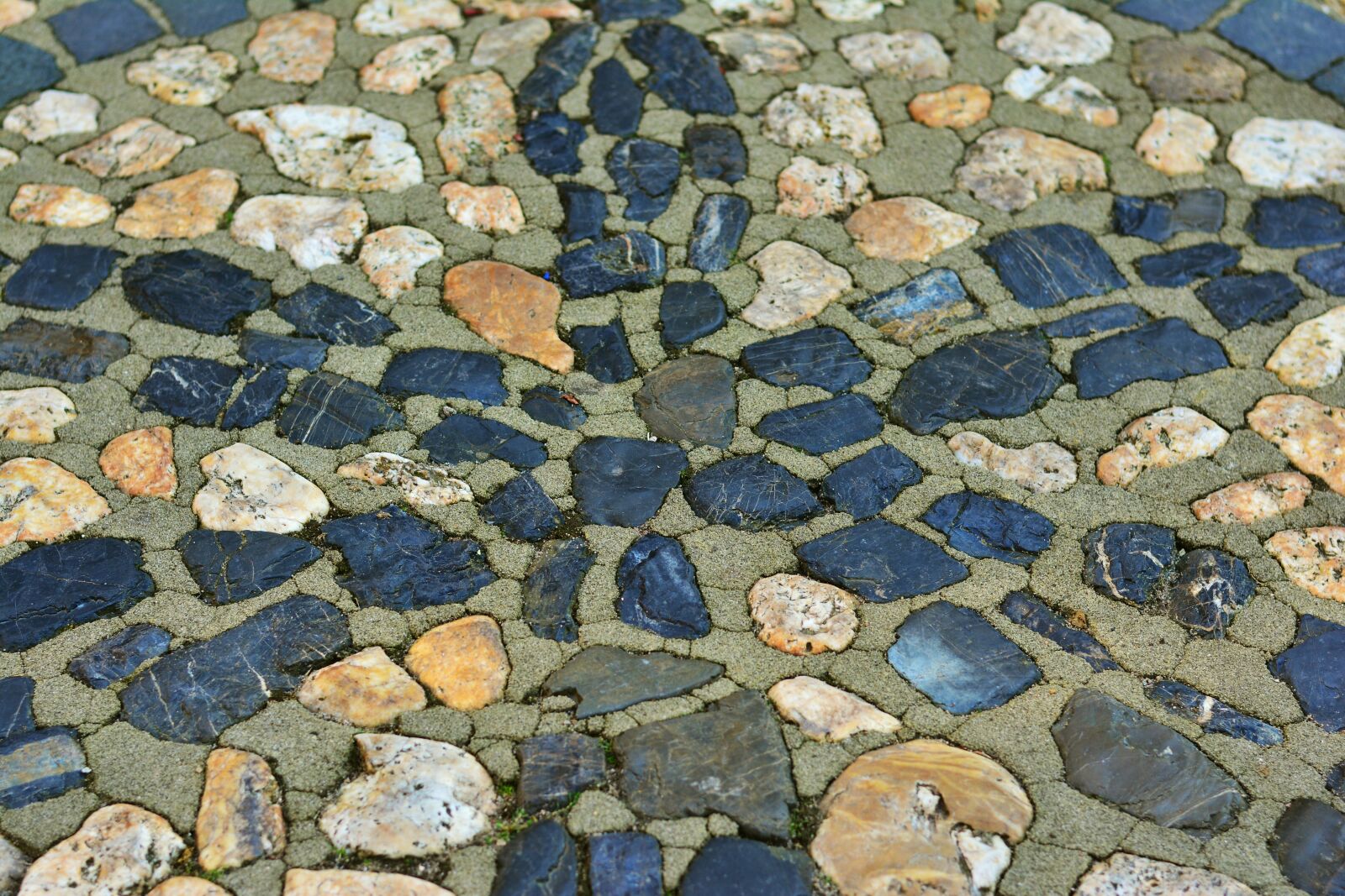 Nikon D5200 sample photo. Paving stones, patch, road photography