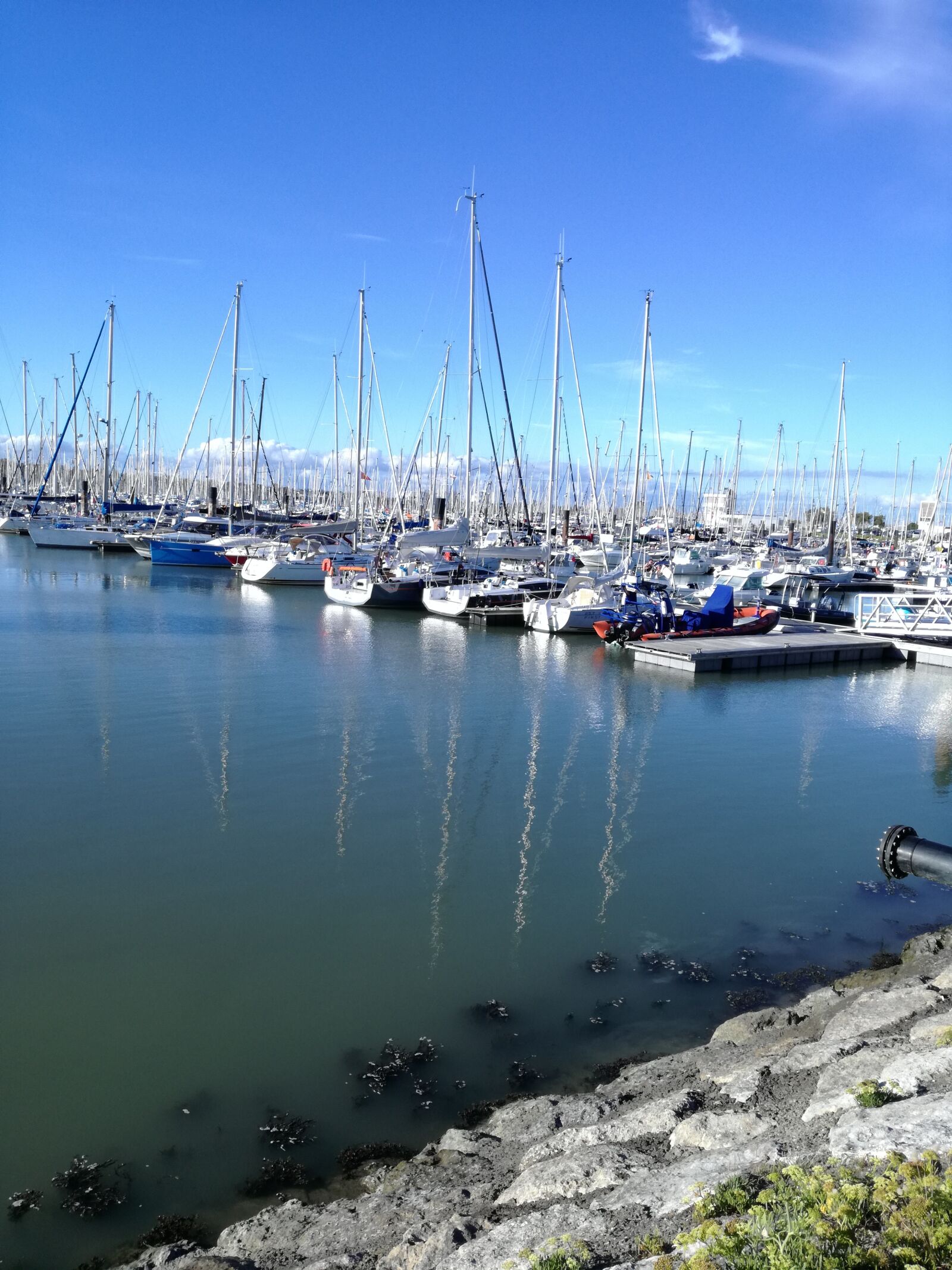 HUAWEI P9 LITE sample photo. Port, sailboats, the rochelle photography