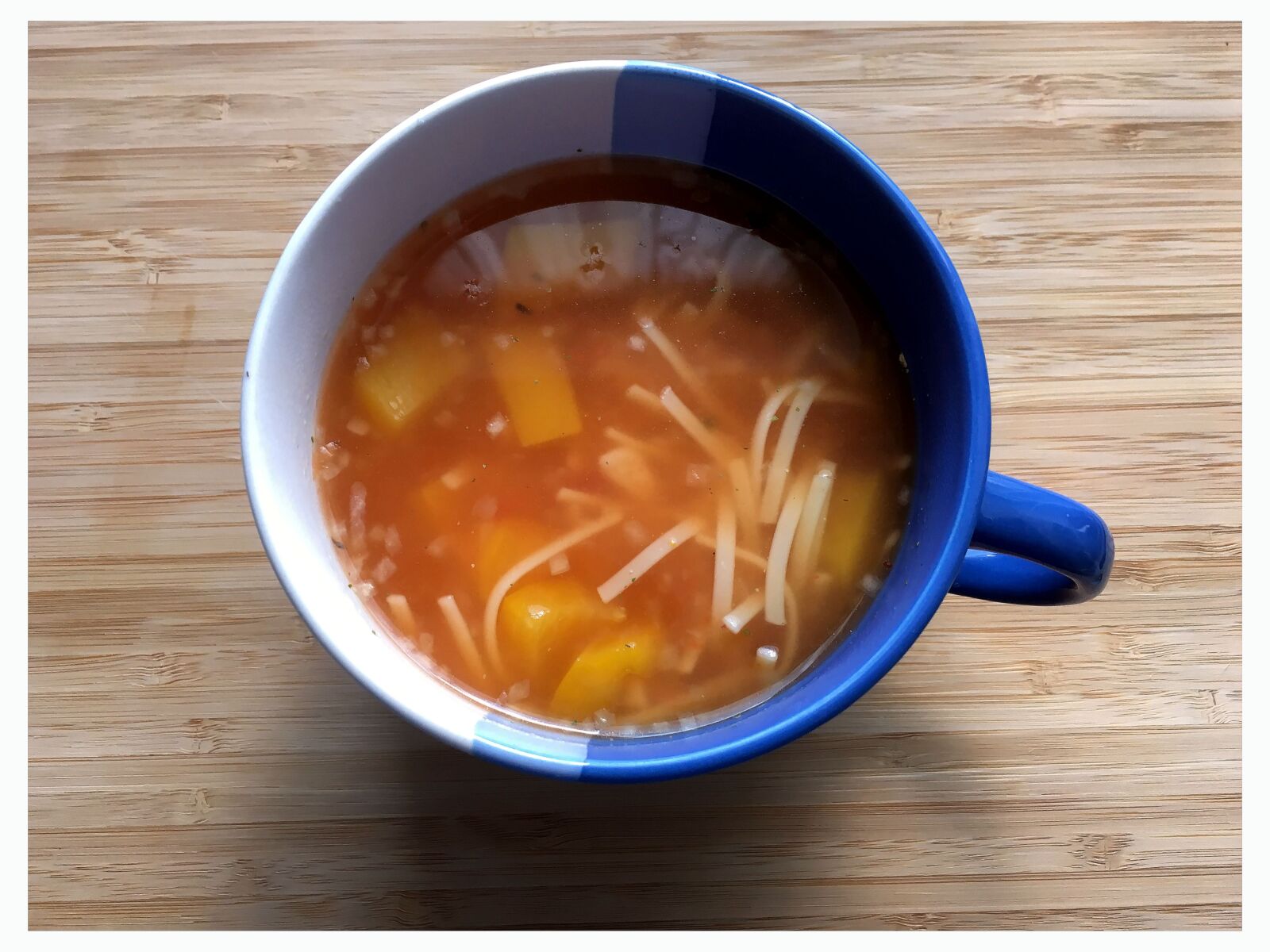 Apple iPhone 6s sample photo. Consommé cup, soup, noodles photography