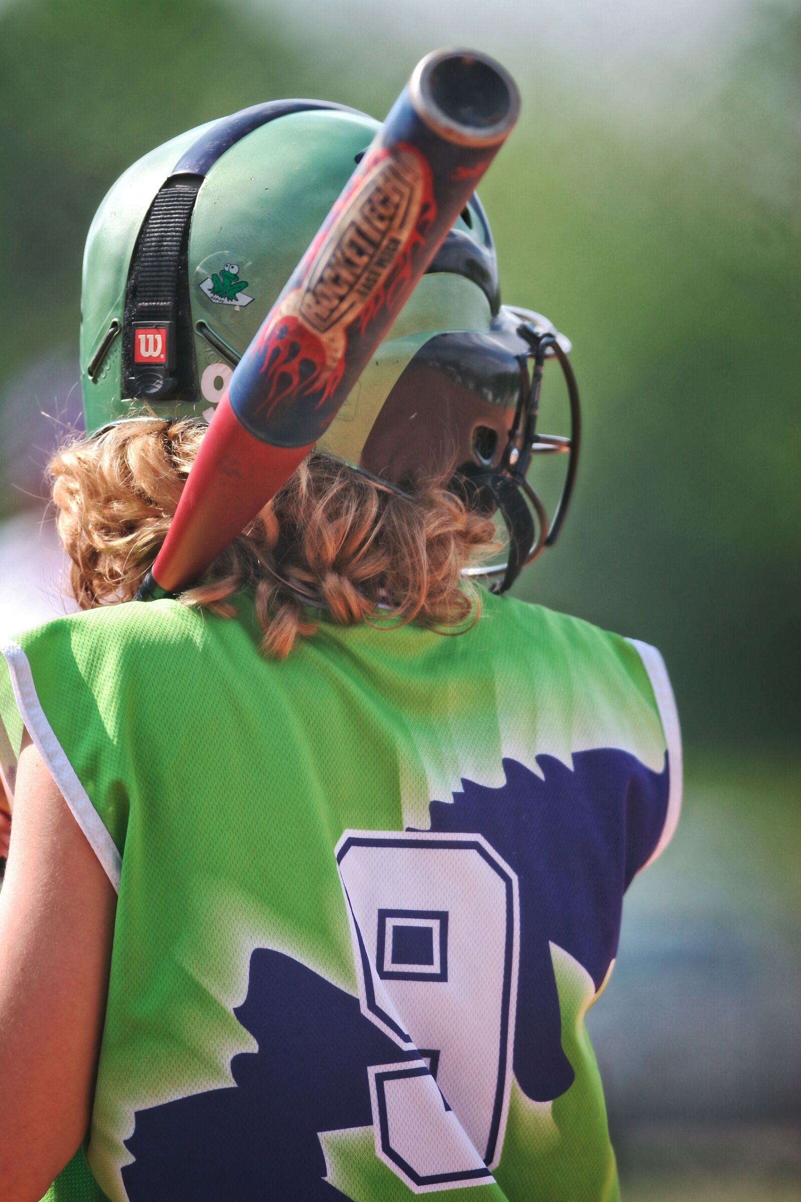 Canon EOS 20D sample photo. Softball, girl, batter photography