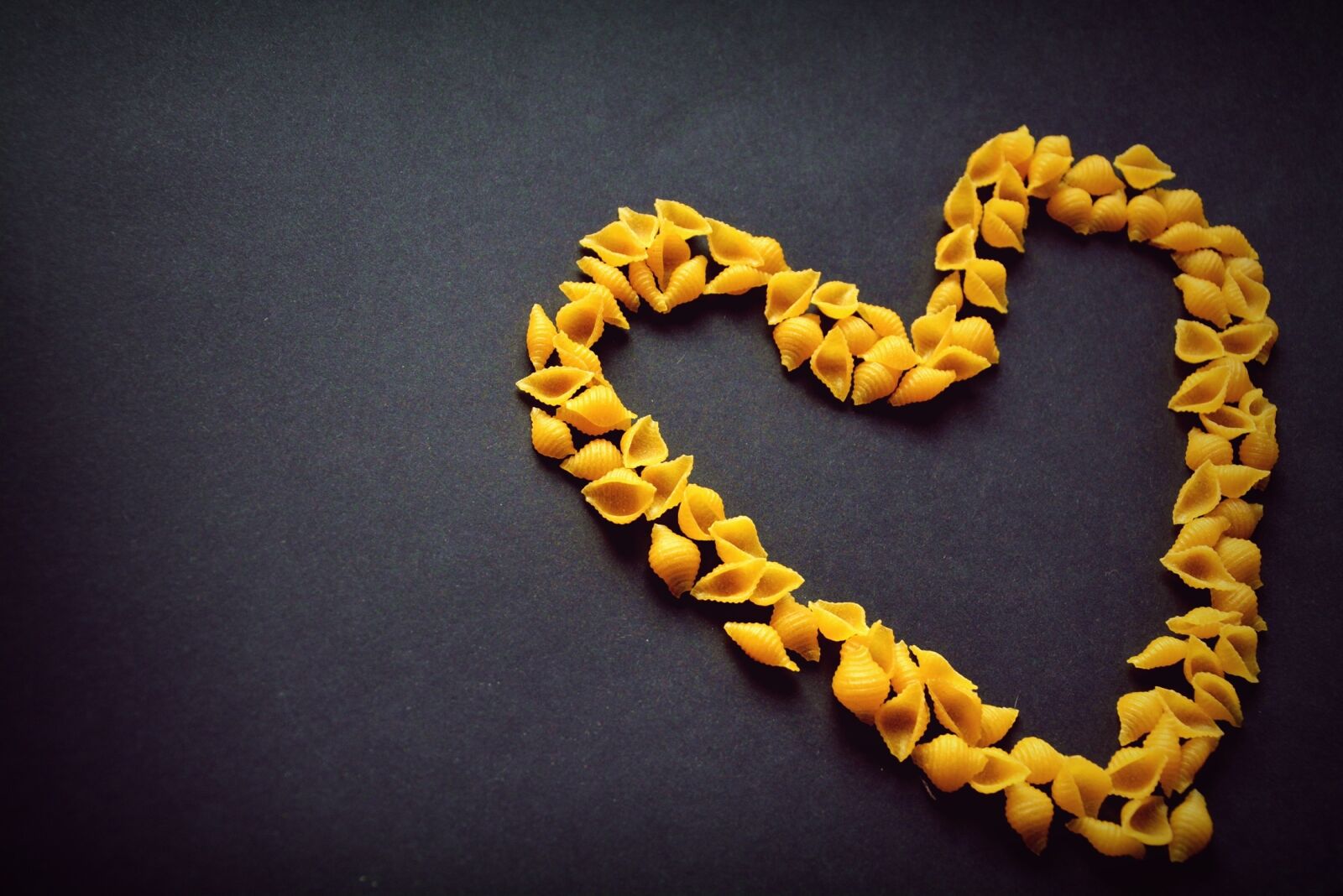 Nikon D7100 sample photo. Pasta, heart, food photography