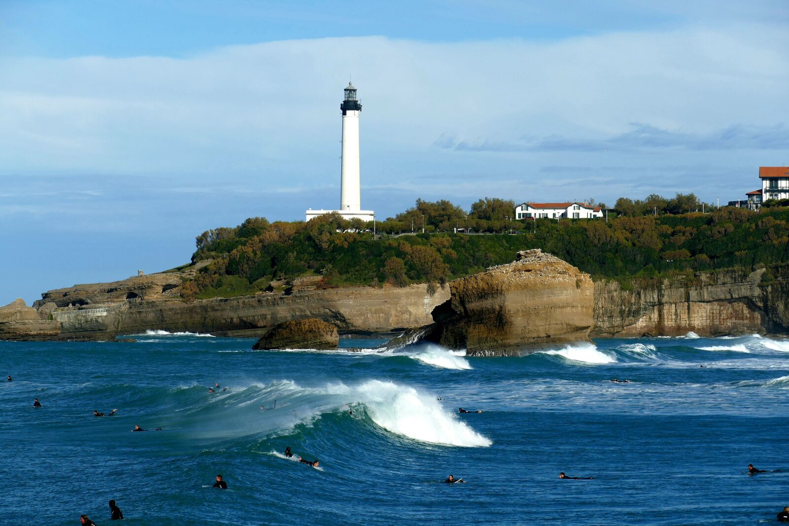 Panasonic Lumix DMC-FZ1000 sample photo. Biarritz, sea, ocean photography