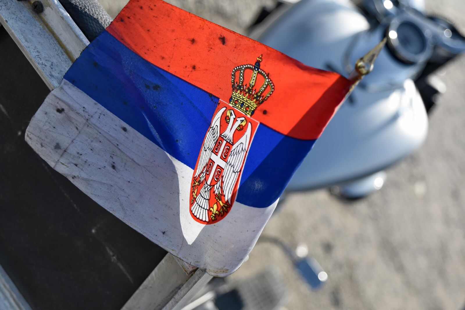 Nikon D5500 sample photo. Emblem, flag, heraldry, motorcycle photography