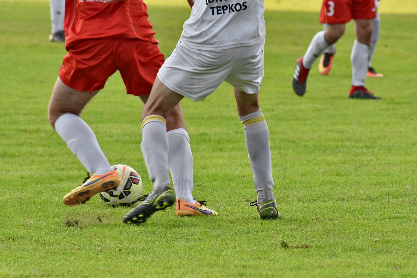 Nikon D5500 sample photo. Competition, football, football player photography