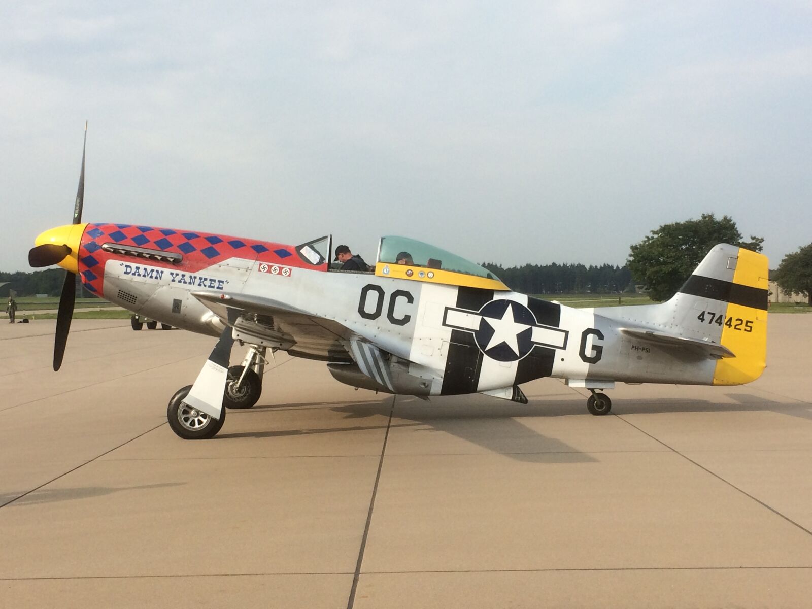 Apple iPhone 5s sample photo. Aviation, mustang, p-51 photography