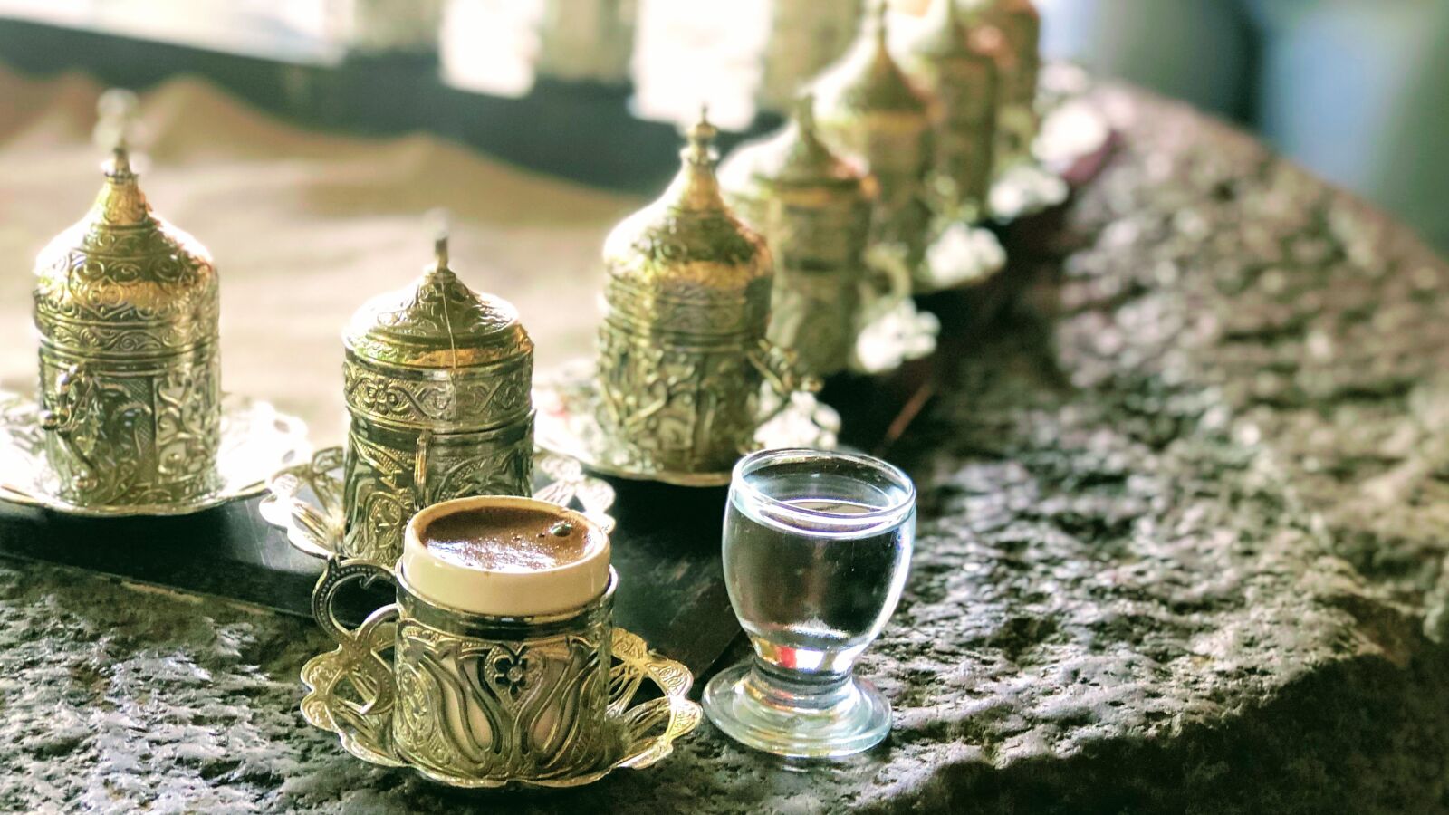 iPhone 8 Plus back dual camera 6.6mm f/2.8 sample photo. Turky, turkish coffee, stone photography