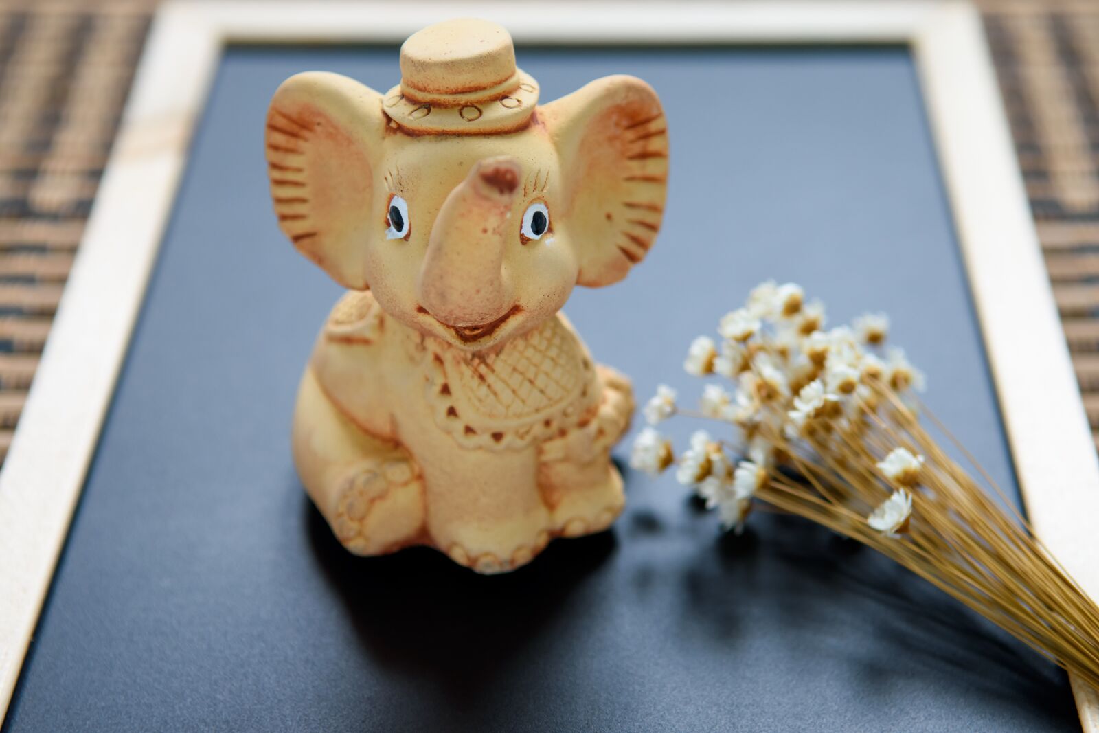 Nikon D5500 sample photo. Statue, elephant, flowers photography