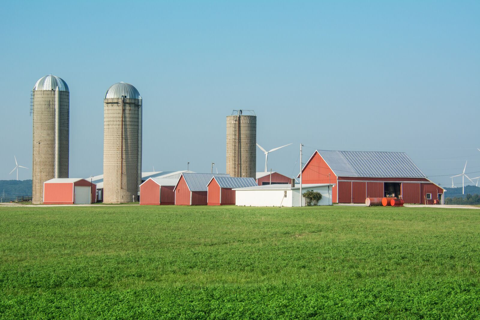 Nikon D5200 sample photo. Farm, silos, agriculture photography