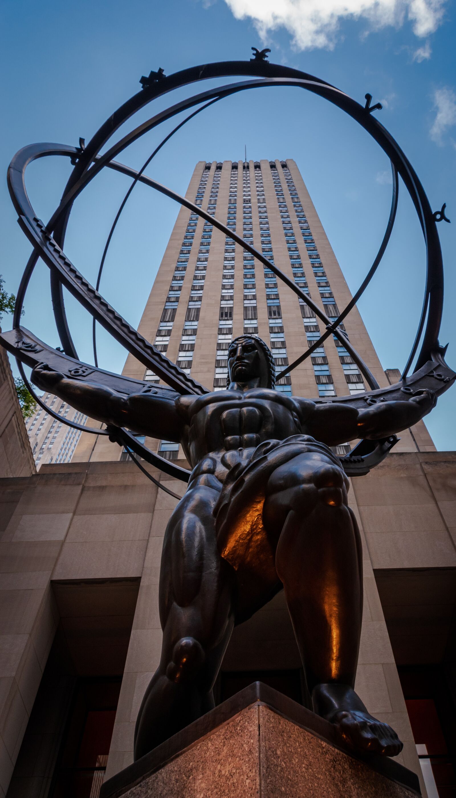 Nikon D5600 sample photo. New york, rockefeller center photography