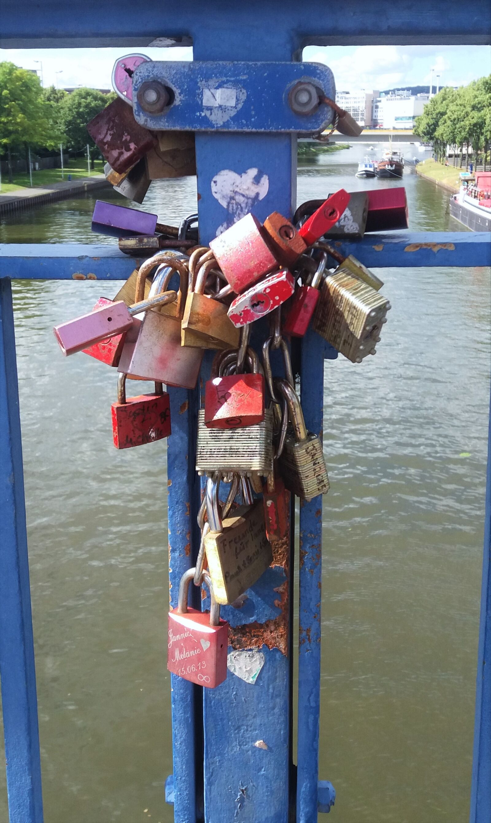 Samsung Galaxy J5 sample photo. Saarbrücken, love, lock photography