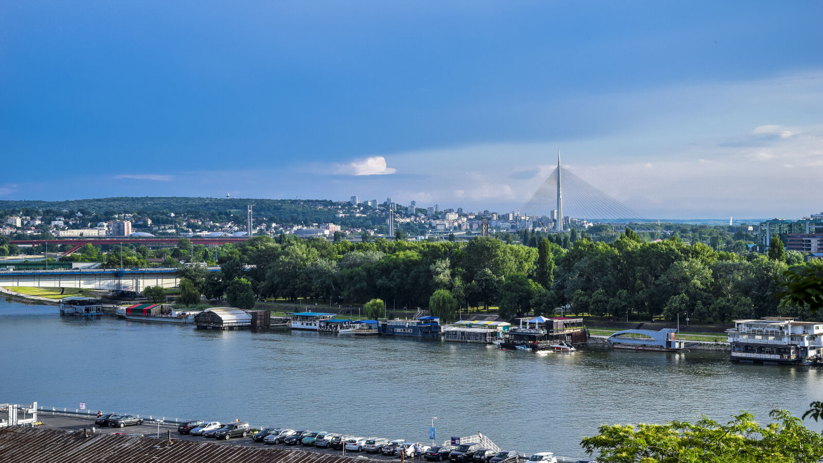 Nikon D5300 sample photo. Belgrade, blue, sky, bridge photography