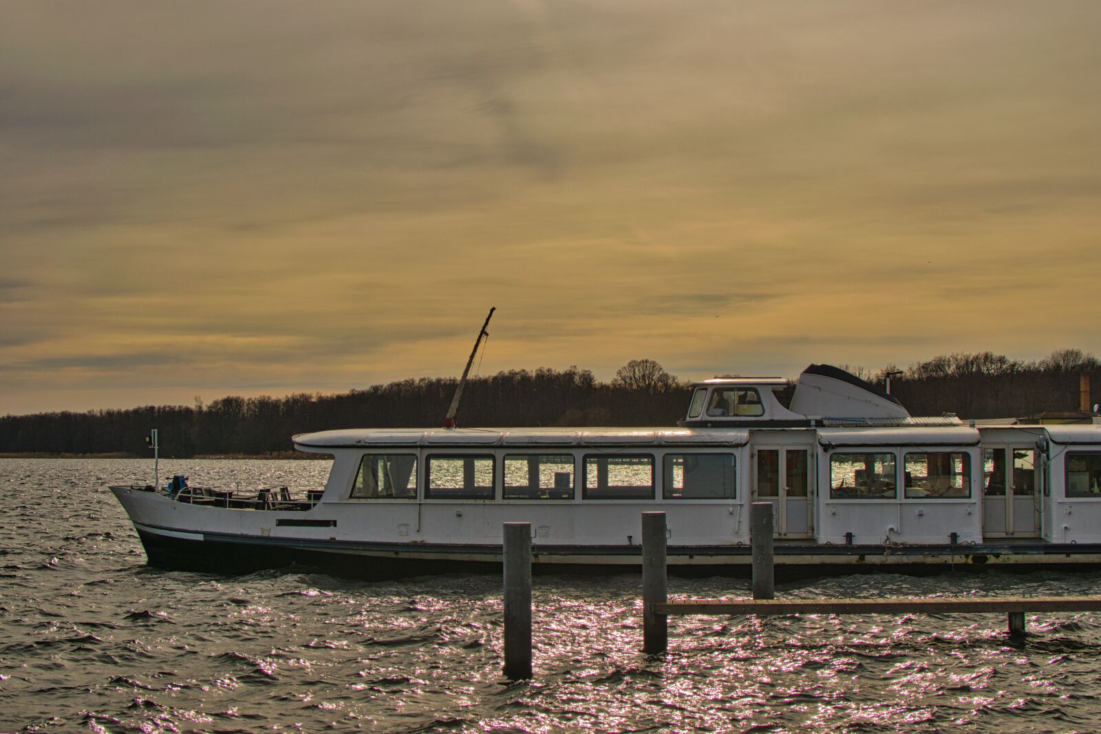 Nikon D5300 sample photo. Ship, evening, sky photography