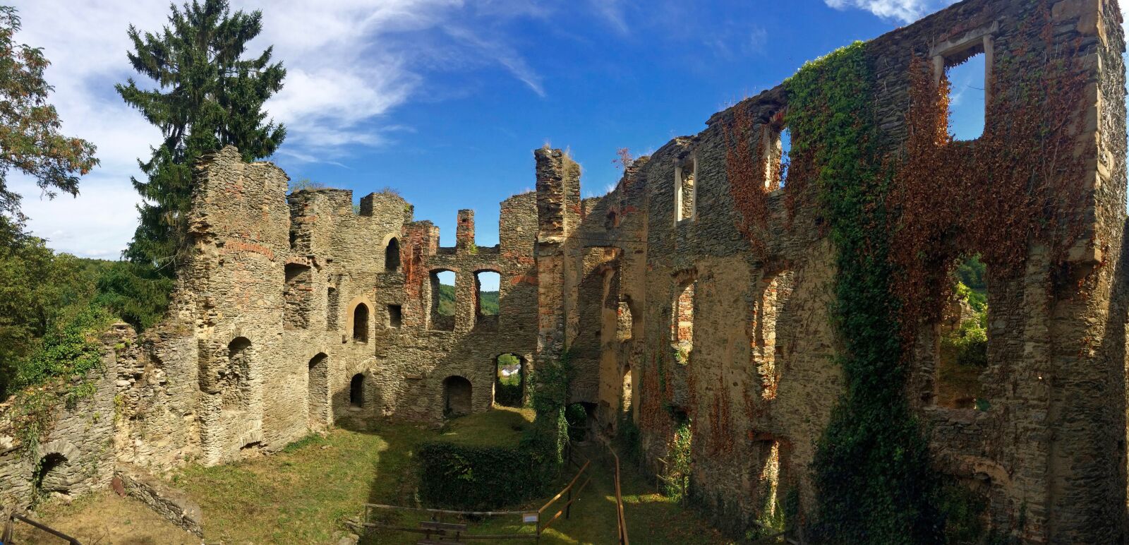 iPhone 5s back camera 4.15mm f/2.2 sample photo. Dalberg, castle, ruins photography