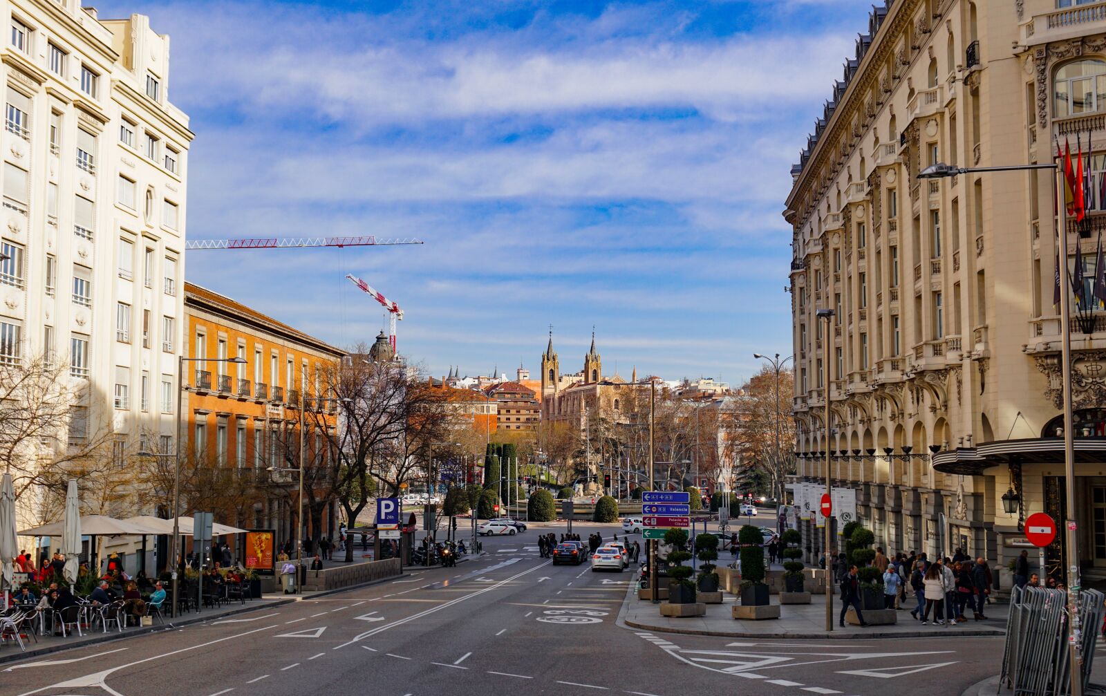 Sony a6000 sample photo. Road, street, buildings photography
