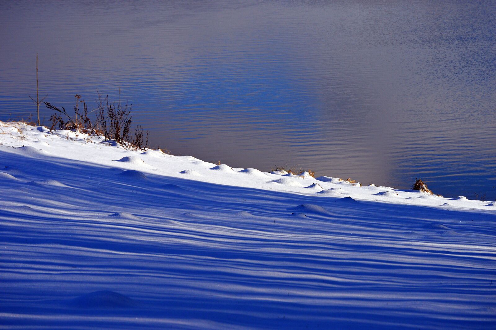 Nikon D3200 sample photo. Winter, blue, snow photography