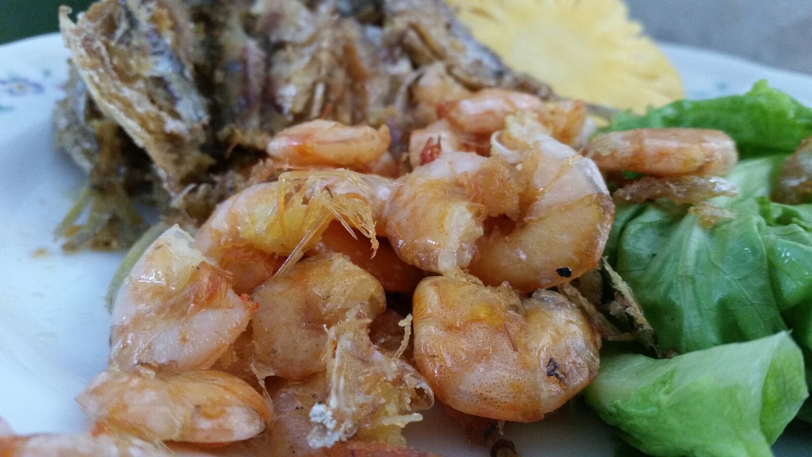 Samsung Galaxy S5 sample photo. Fried, fish, fried, prawn photography