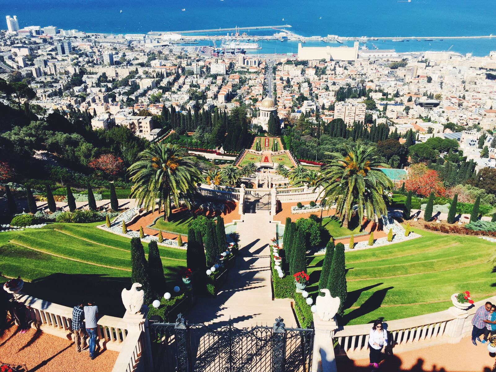 Apple iPhone 6 sample photo. Garden, bahai, israel photography