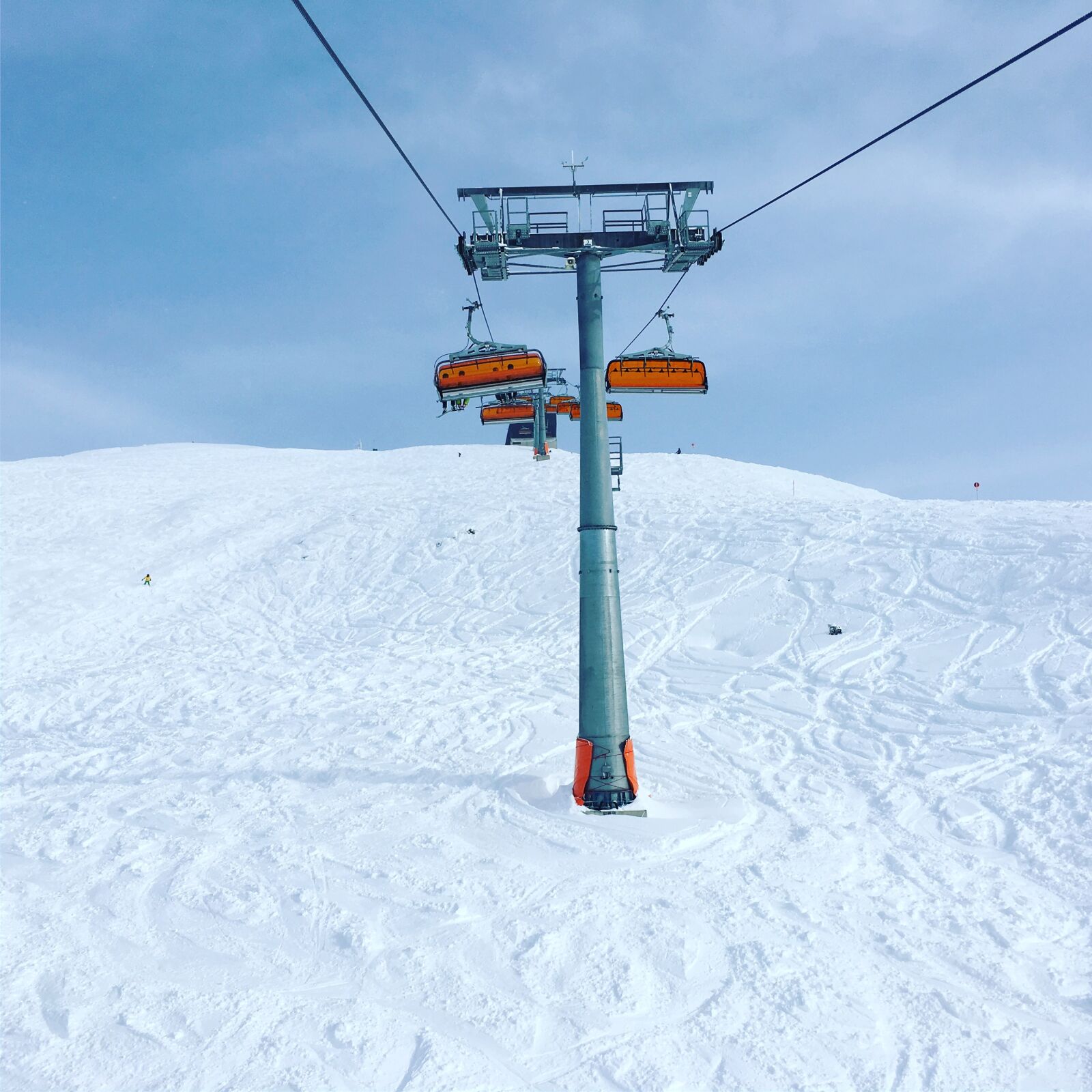 Apple iPhone 6s sample photo. Ski, lift photography
