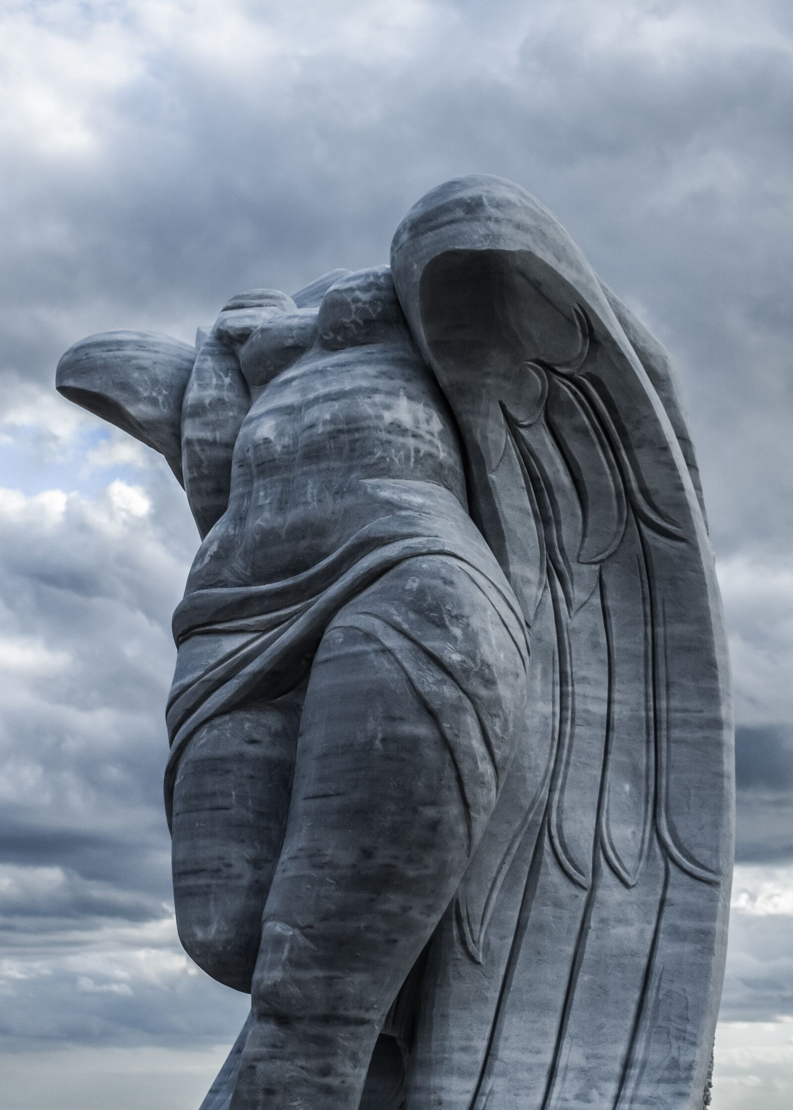 Nikon D3300 sample photo. Angel, statue, cyprus photography