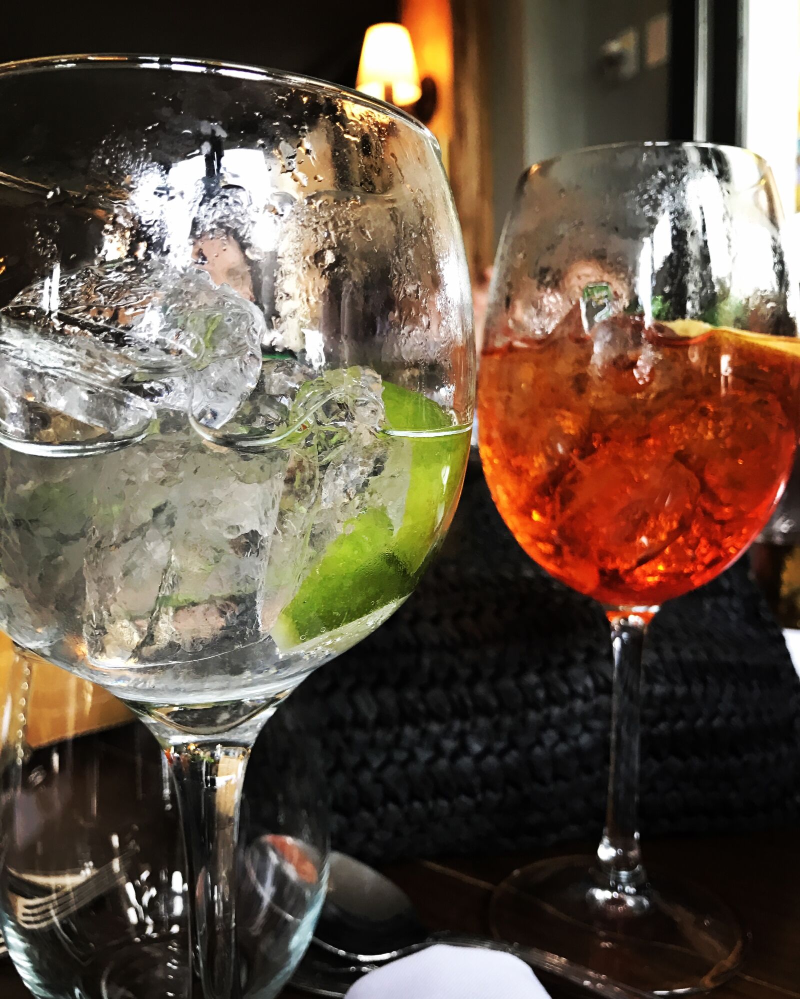 Apple iPhone 7 sample photo. Bowl, drinks, gin photography