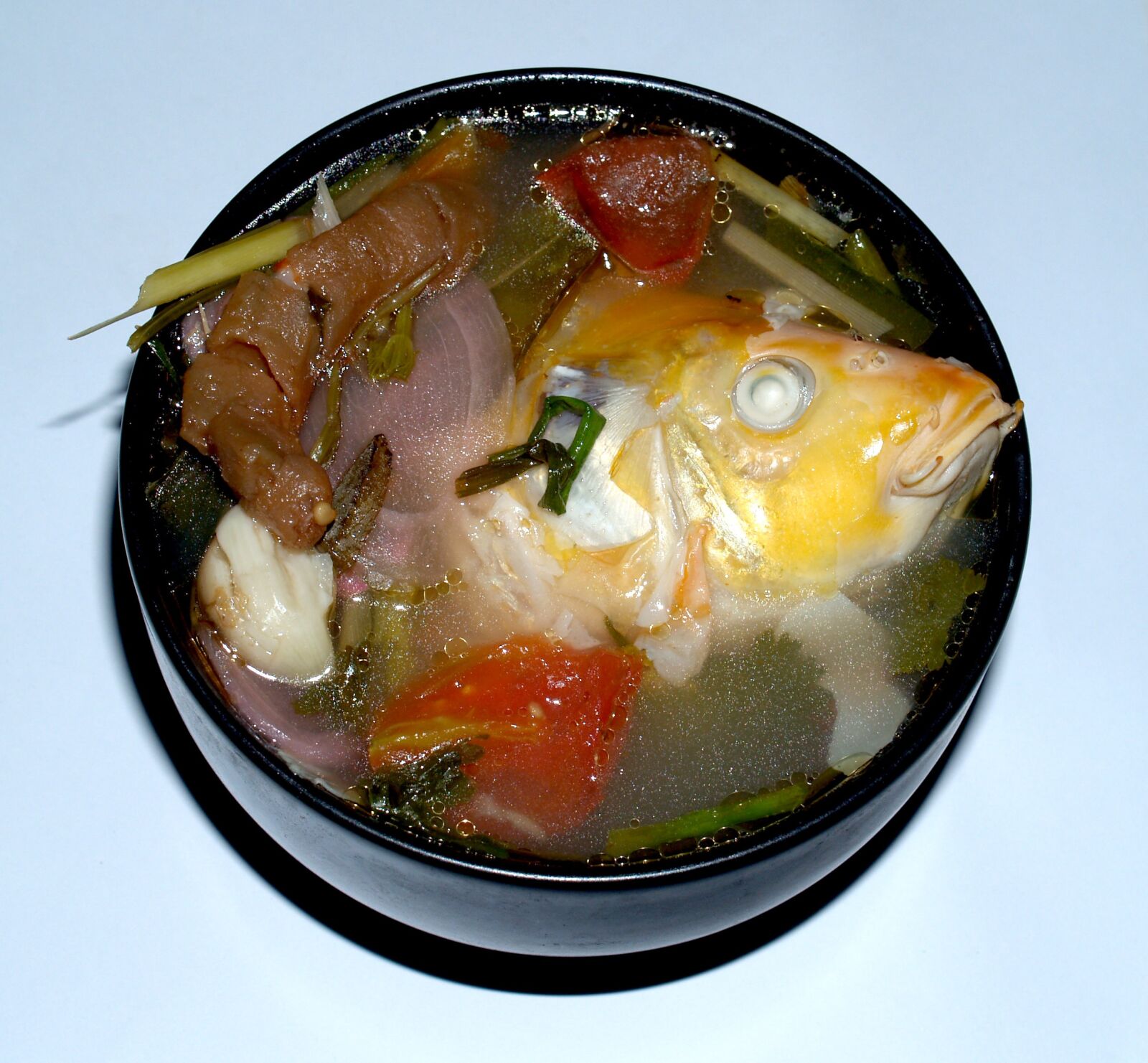 Olympus E-300 (EVOLT E-300) sample photo. Asian, bowl, broth photography