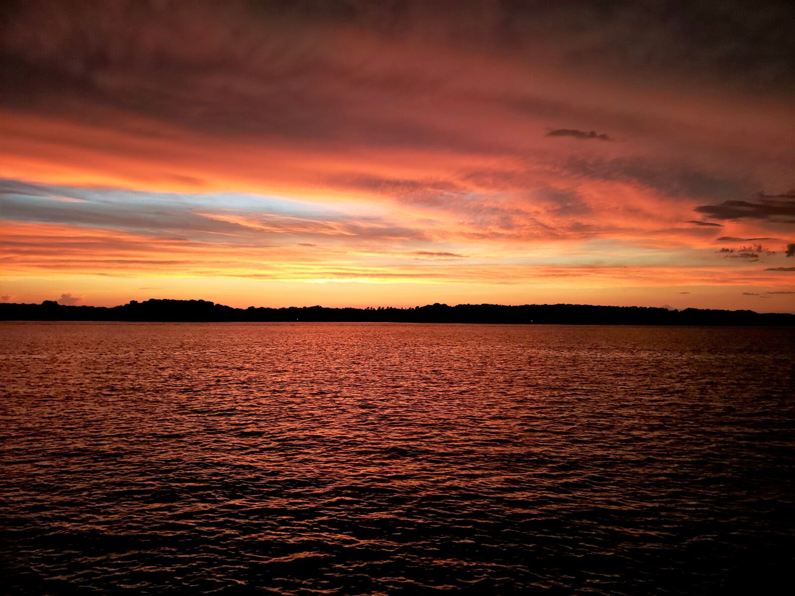 Samsung Galaxy S9+ sample photo. Sunset, orange, sky photography