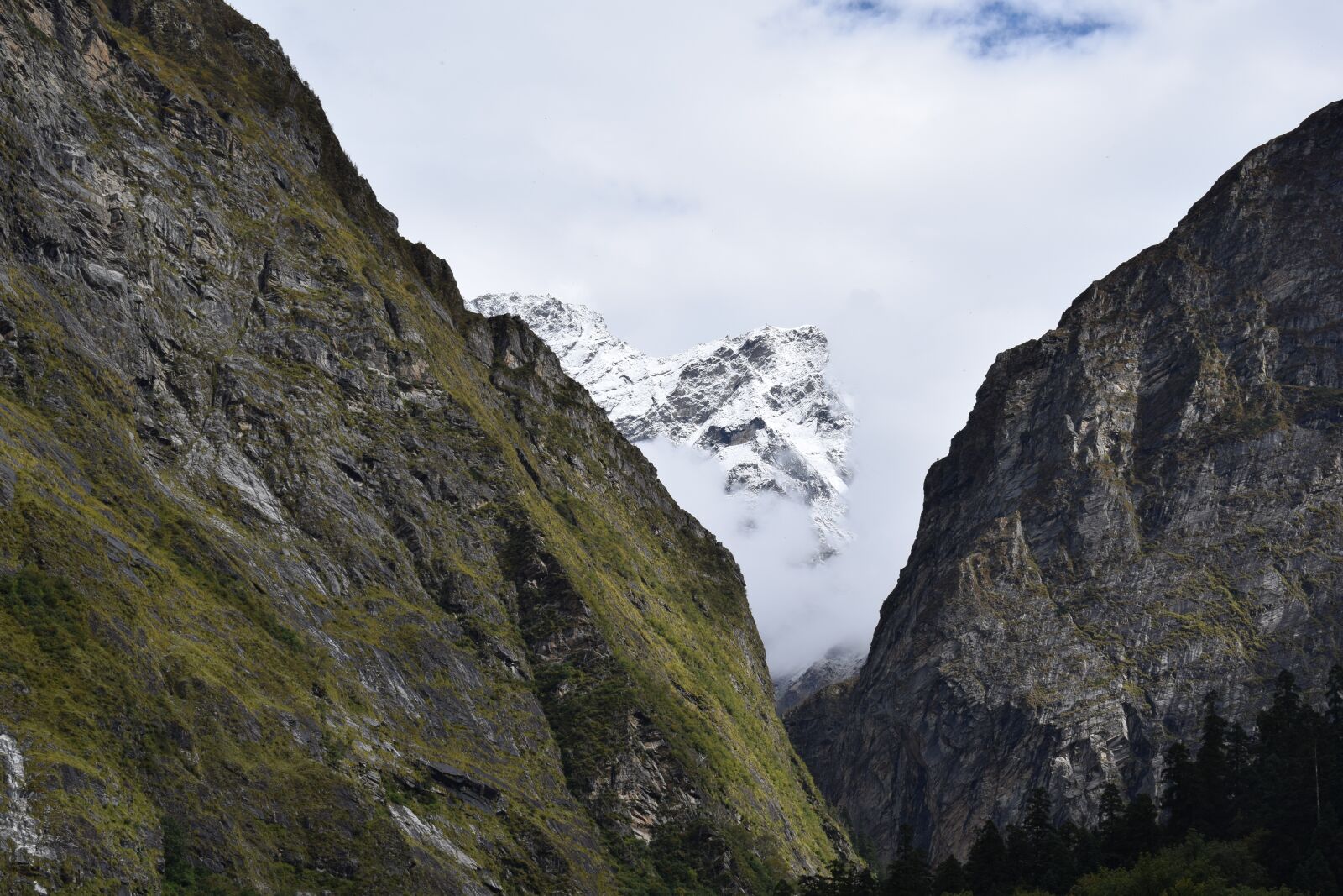 Nikon D5300 sample photo. View, mountains, clouds photography