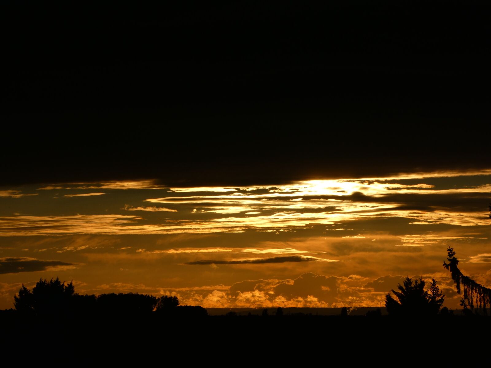 Panasonic DMC-TZ81 sample photo. Abendstimmung, golden sky, sky photography