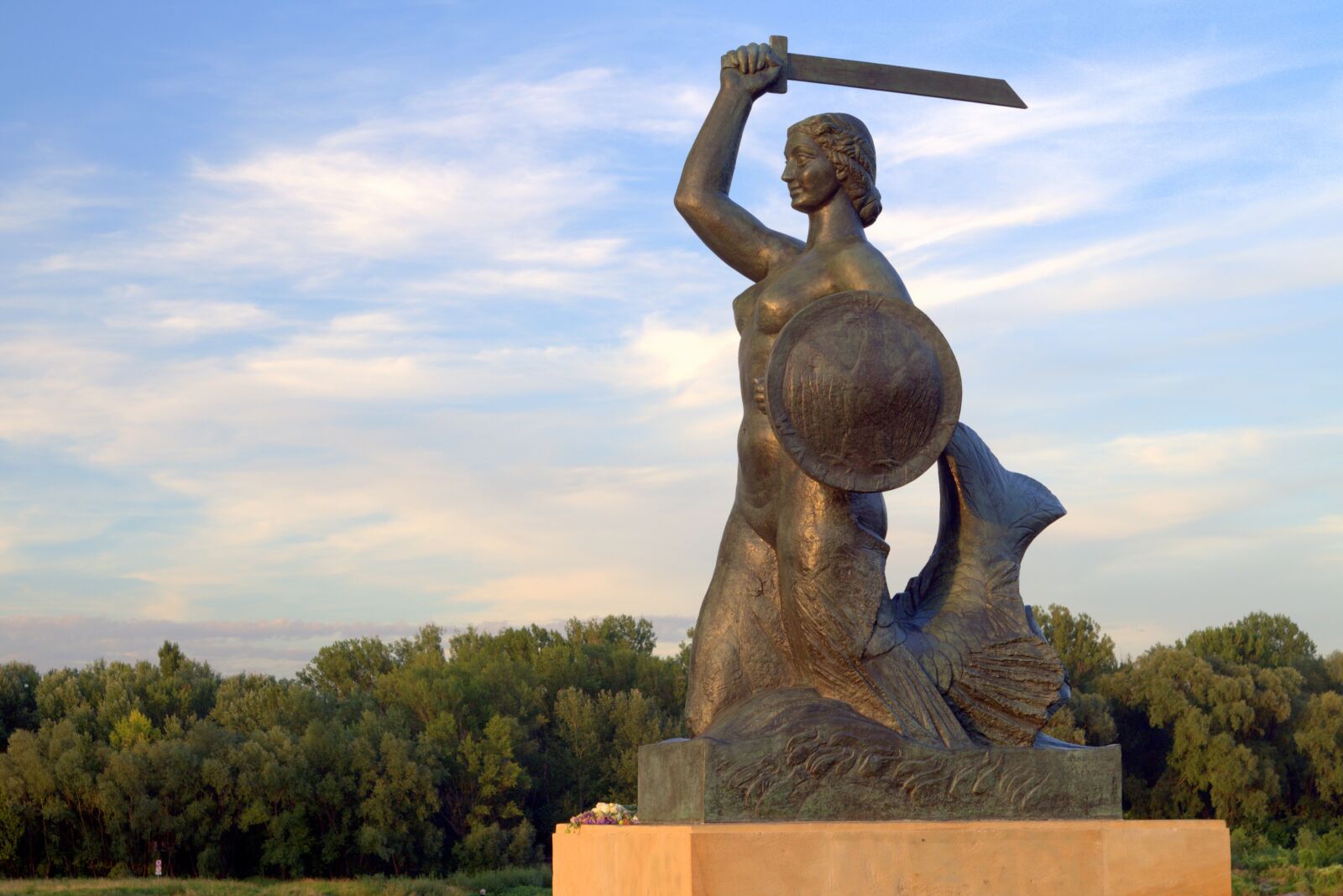 Pentax K-S2 sample photo. Warsaw, siren, mermaid photography