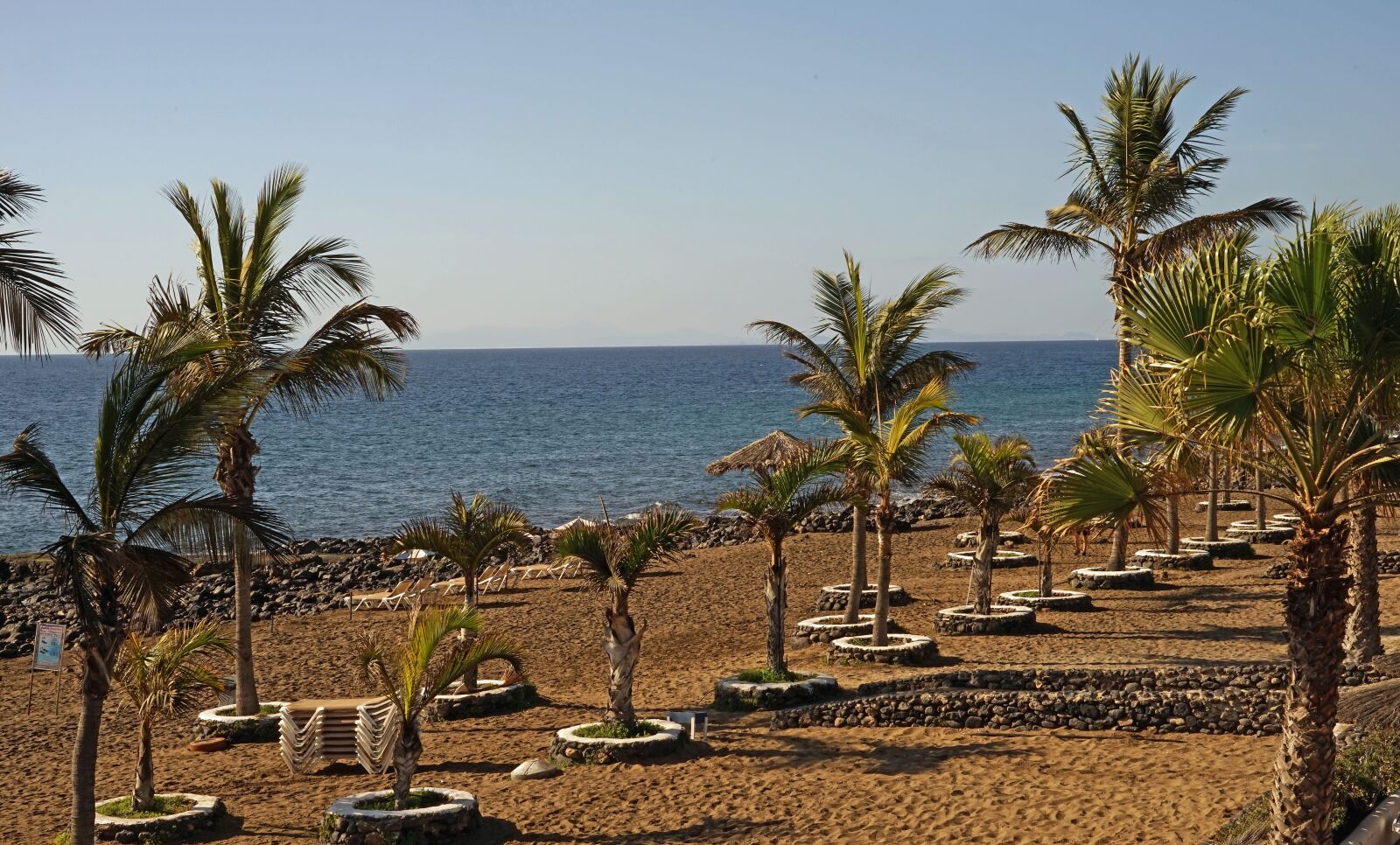 Sony a7 + Sony FE 24-240mm F3.5-6.3 OSS sample photo. Beach, palm trees, sea photography