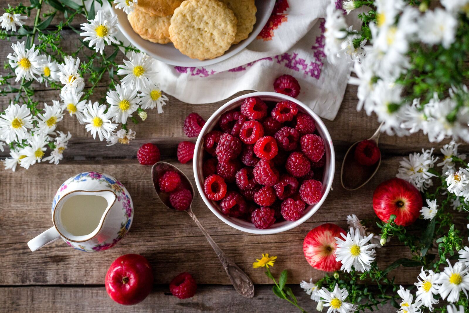 Canon EF 50mm F1.8 II sample photo. Raspberry, berry, summer photography