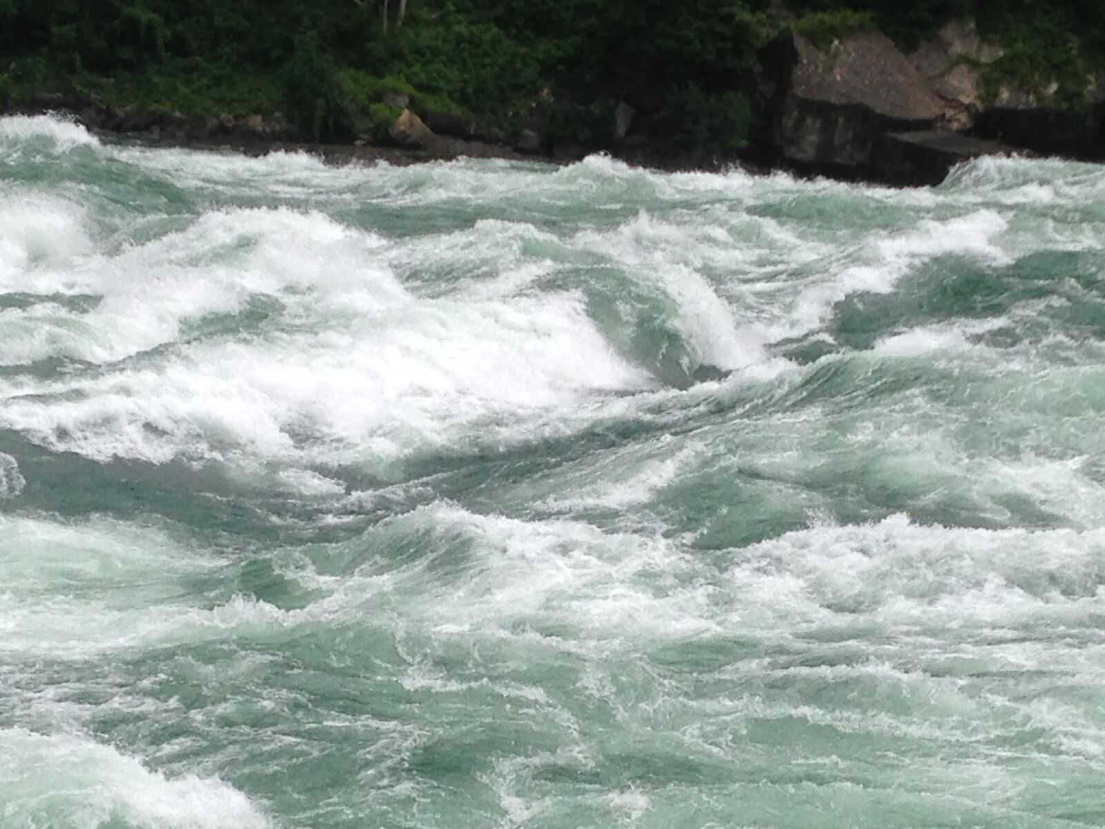 iPhone 5 back camera 4.12mm f/2.4 sample photo. Wild water, torrent, river photography