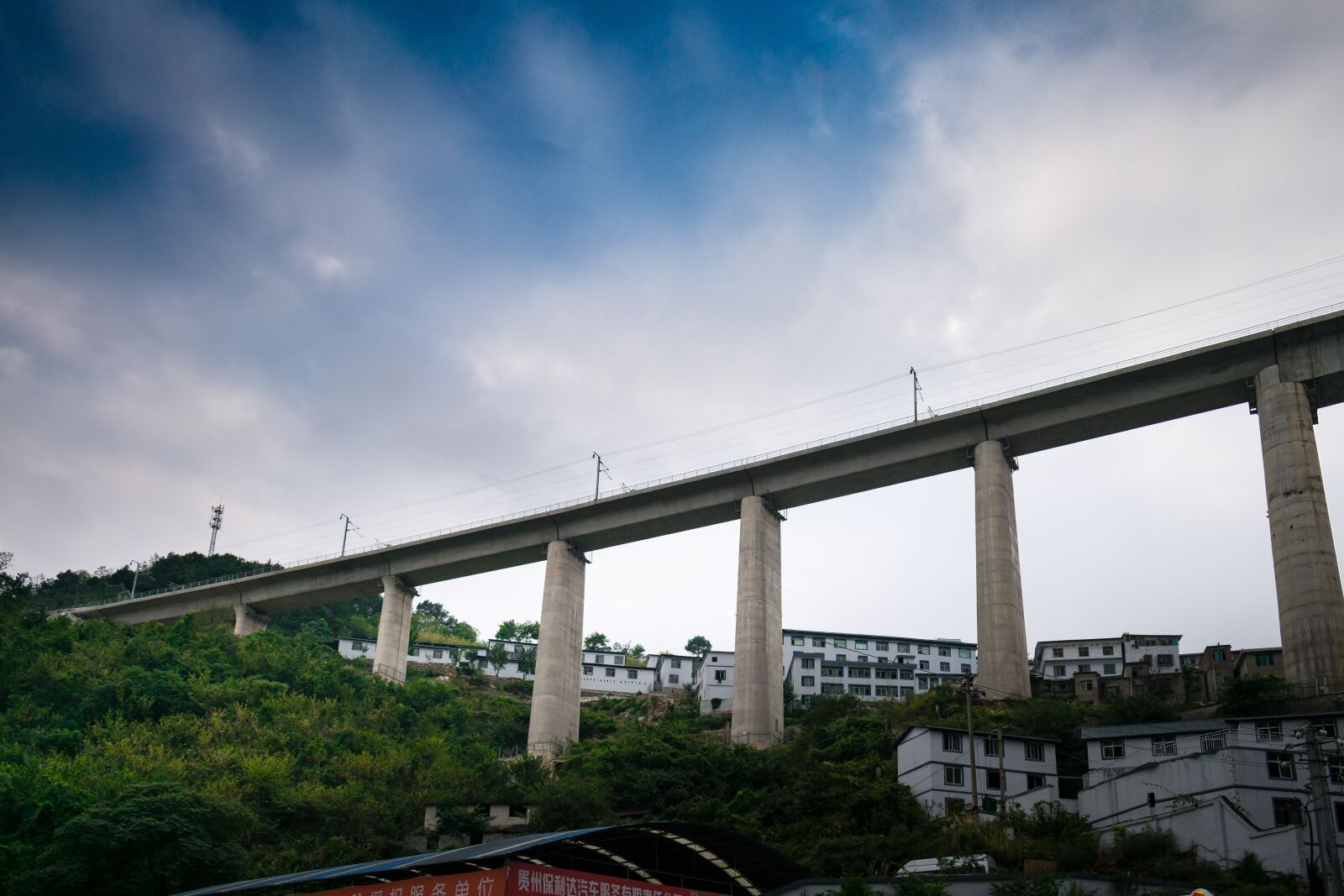 Nikon D3400 sample photo. Guizhou, guiyang, overpass photography