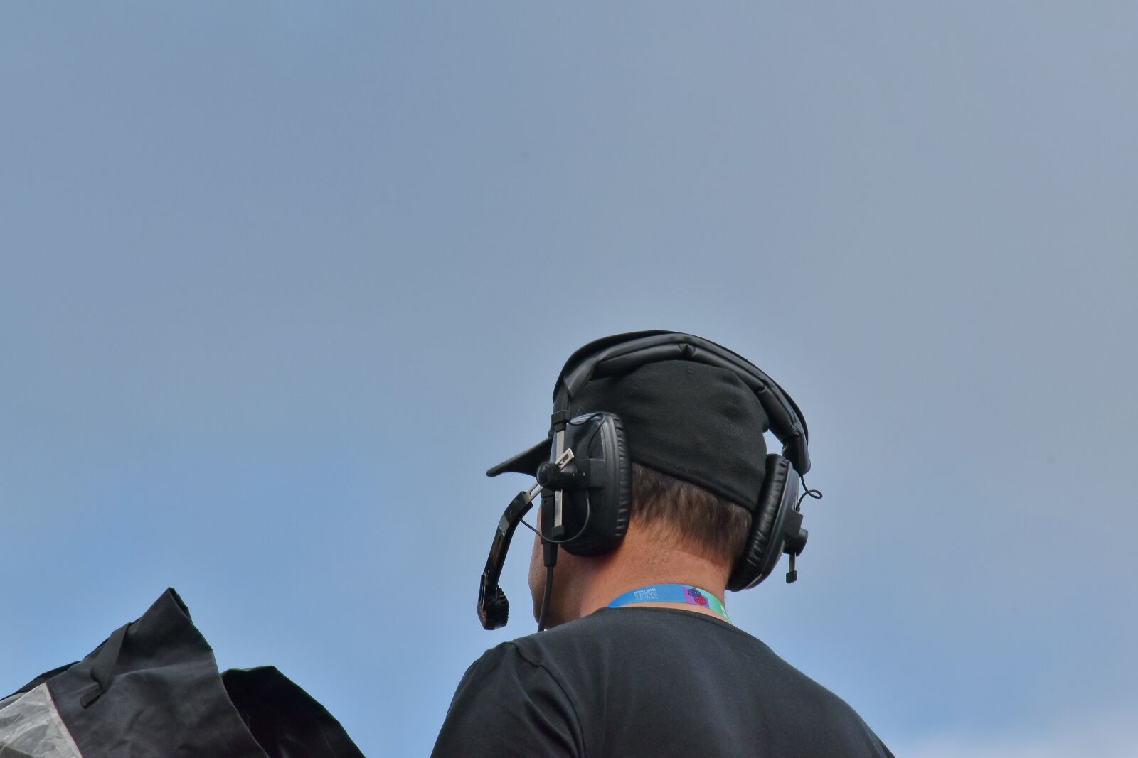 Nikon D5500 sample photo. Microphone, portrait, side view photography