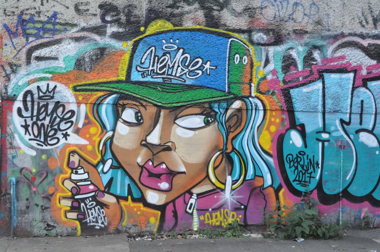 Nikon D5000 sample photo. Berlin, street art, graffiti photography