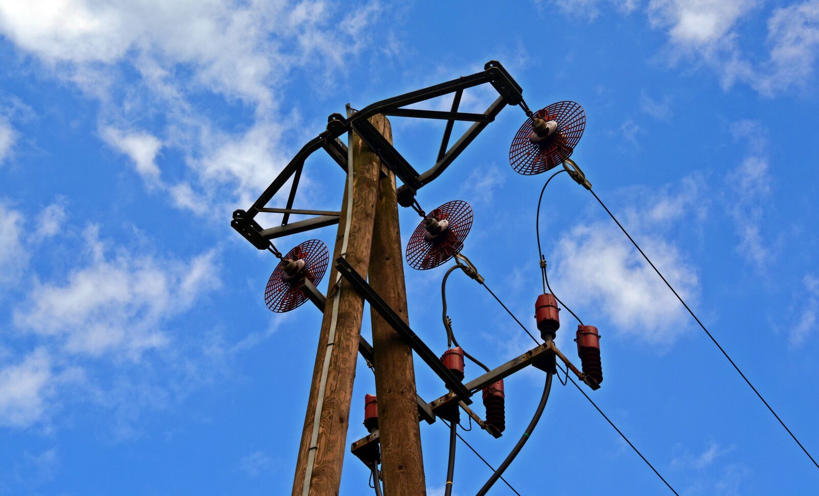 Nikon D5200 sample photo. Catenary, power line, energy photography