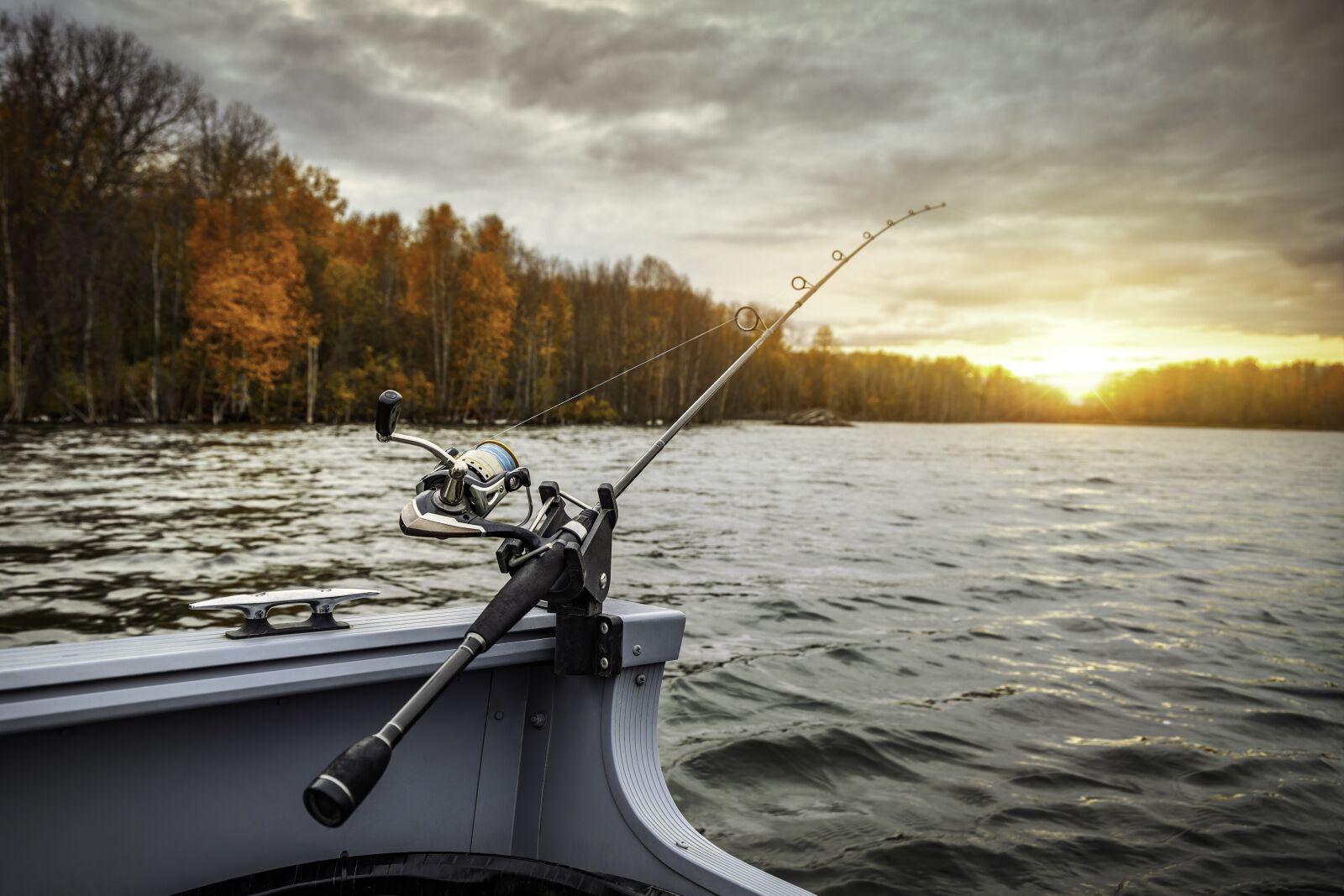 Canon EOS R sample photo. Fishing boat, fishing rod photography