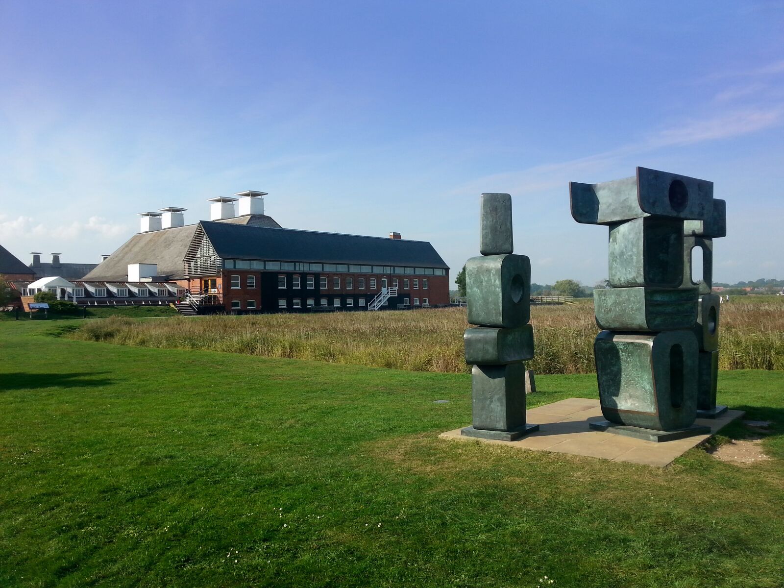 Samsung Galaxy S3 sample photo. Snape maltings, sculpture, suffolk photography