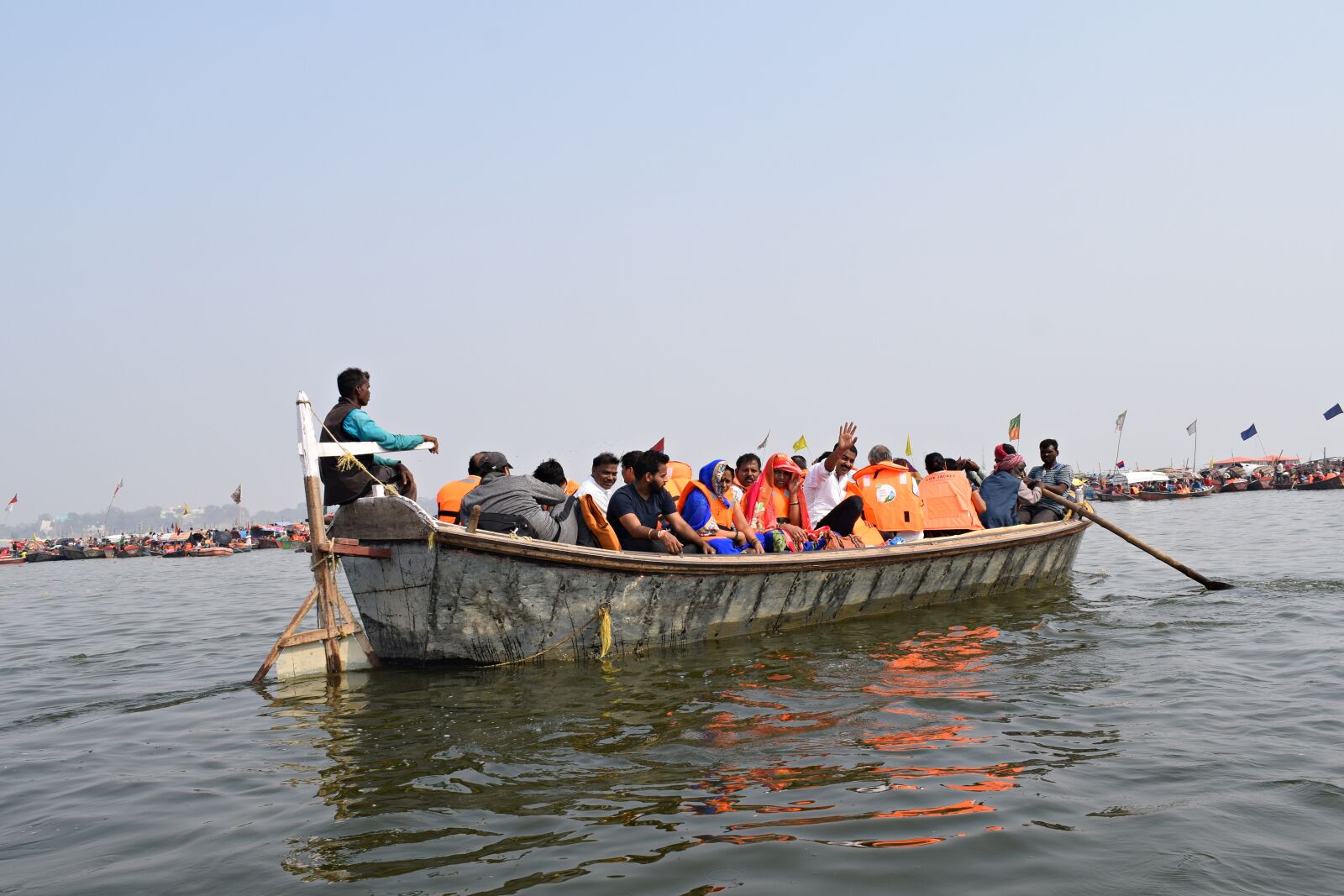 Nikon D3300 sample photo. Boat, pragraj, india photography