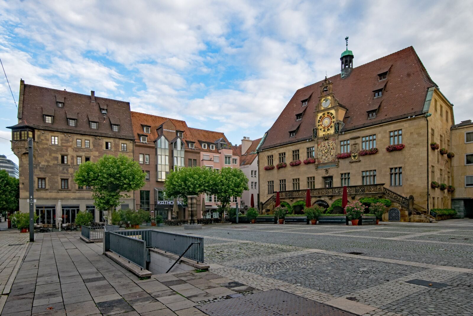 Nikon D5300 sample photo. Marketplace, old town hall photography